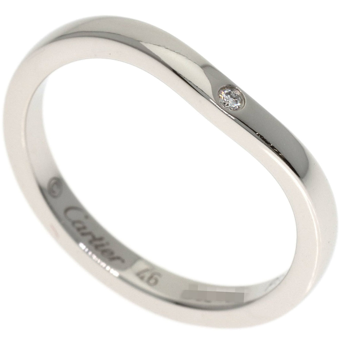Cartier Platinum 950 Band Ring (Pre-Owned)