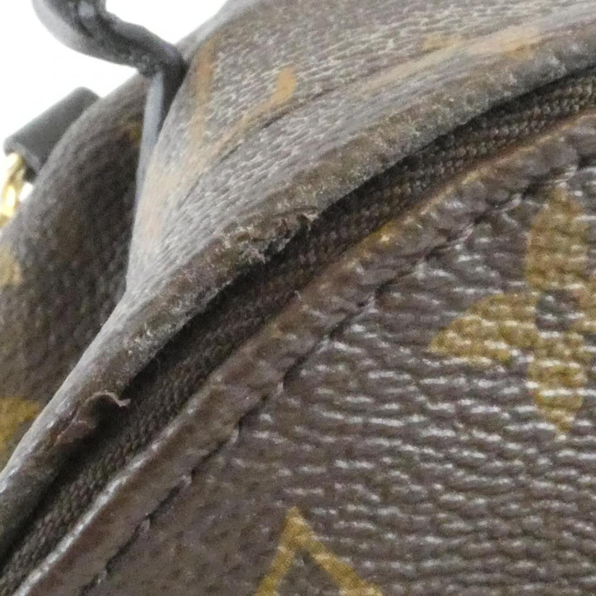 Louis Vuitton Brown Coated Canvas Backpack (Pre-Owned)