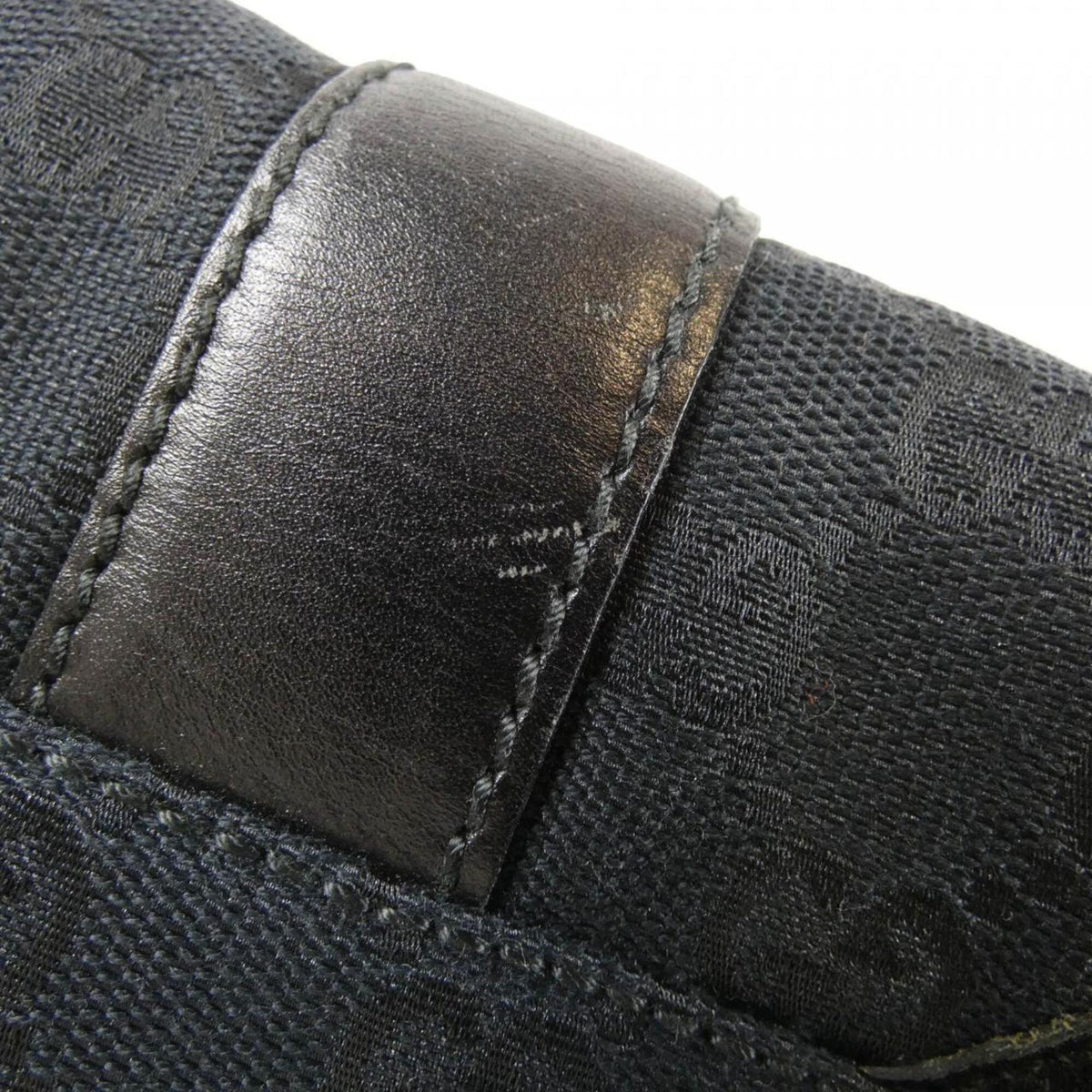 Gucci Black Gg Canvas Fanny Pack (Pre-Owned)
