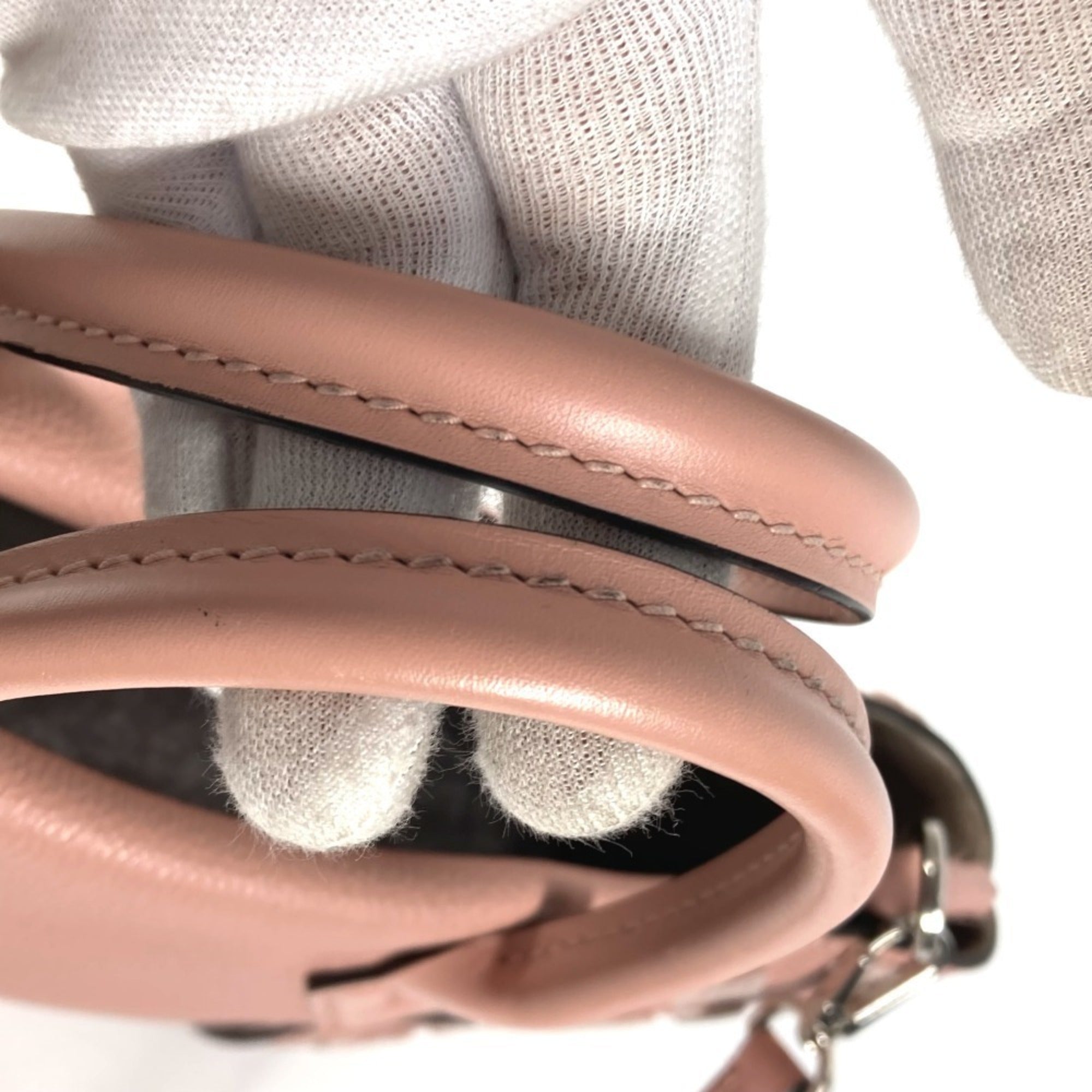 Louis Vuitton Magnolia Pink Leather Handbag Shoulder Bag Tote Bag (Pre-Owned)