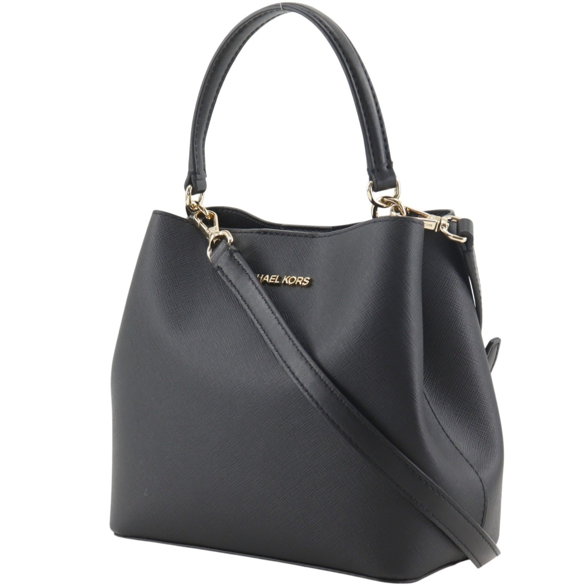 Michael Kors Black Pvc Handbag Sling Bag (Pre-Owned)
