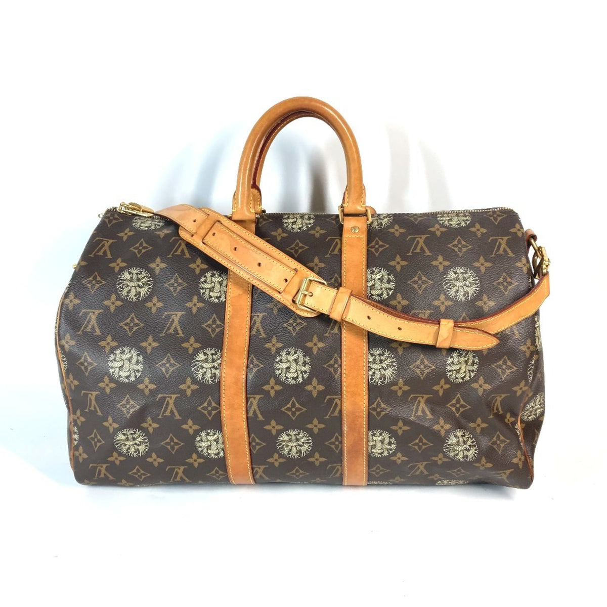Louis Vuitton Brown Monogram Canvas Boston Bag Shoulder Bag (Pre-Owned)