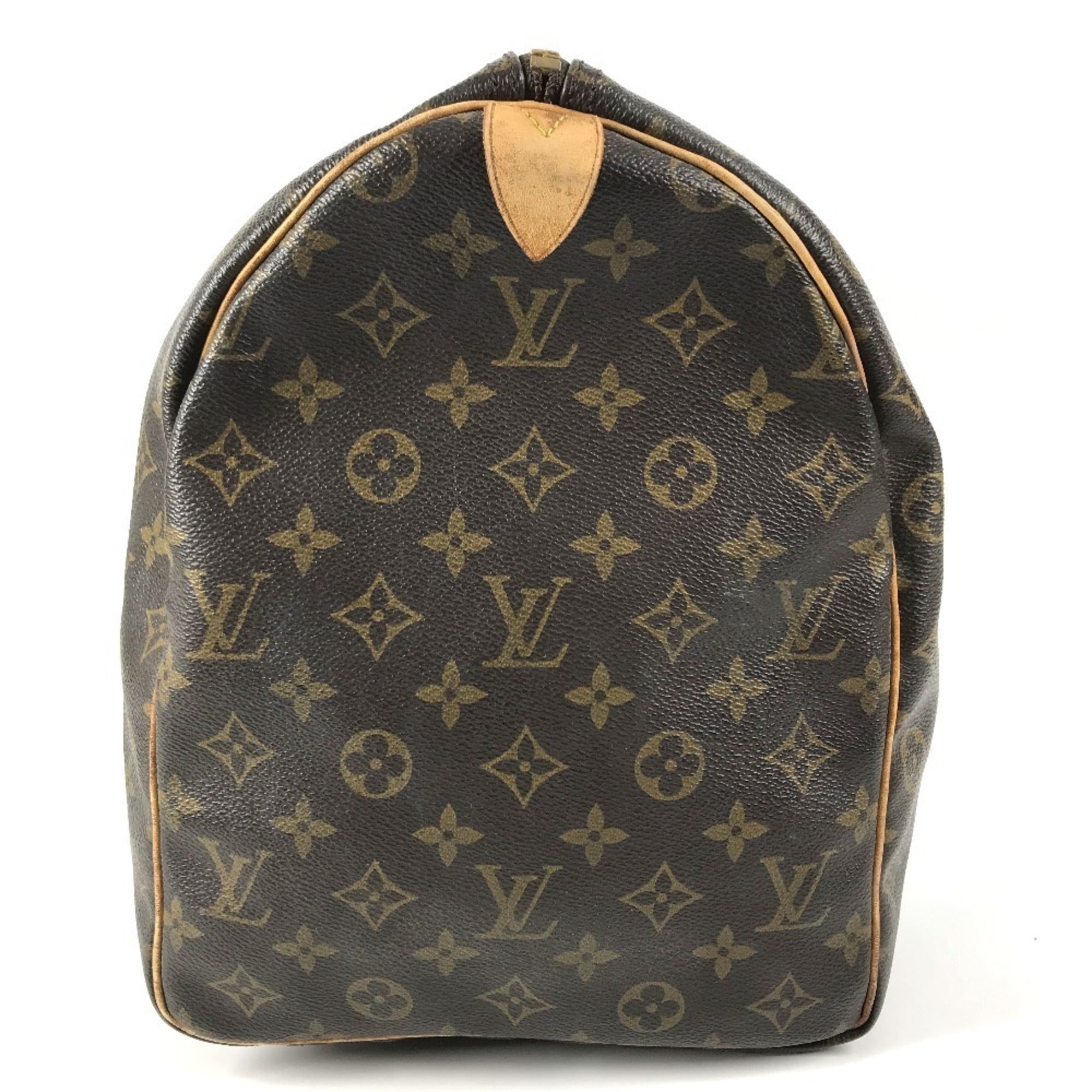 Louis Vuitton Brown Galle Monogram Monogram Boston Bag Handbag (Pre-Owned)