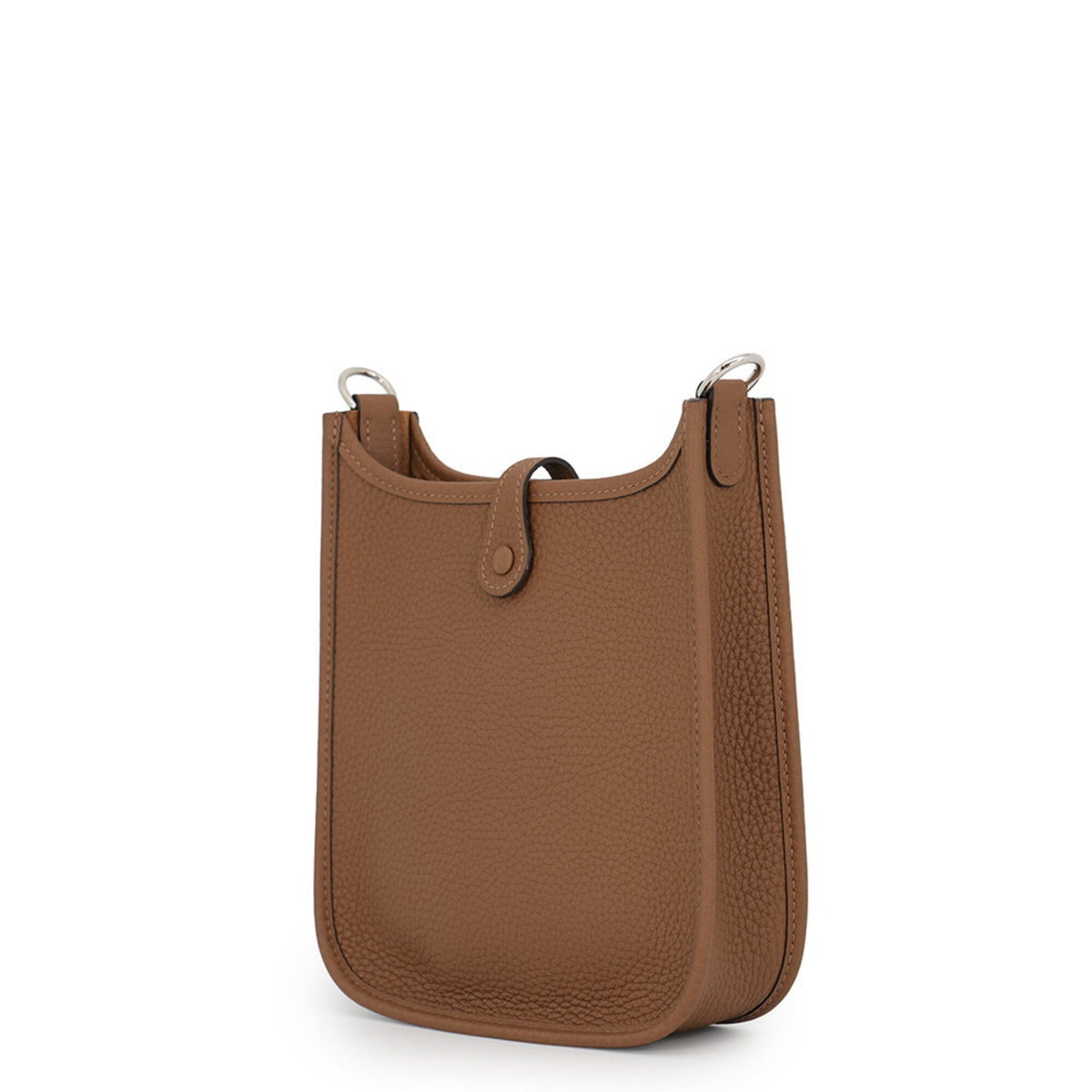 Hermes Alezan Taurillon Clemence Leather Shoulder Bag (Pre-Owned)