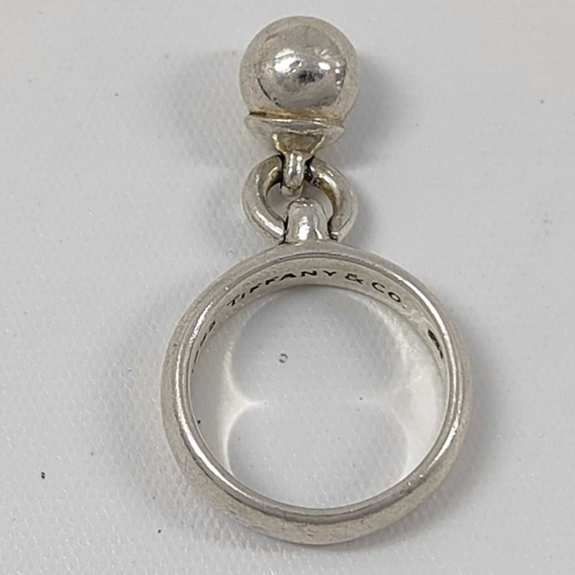 Tiffany Silver Silver 925 Band Ring (Pre-Owned)