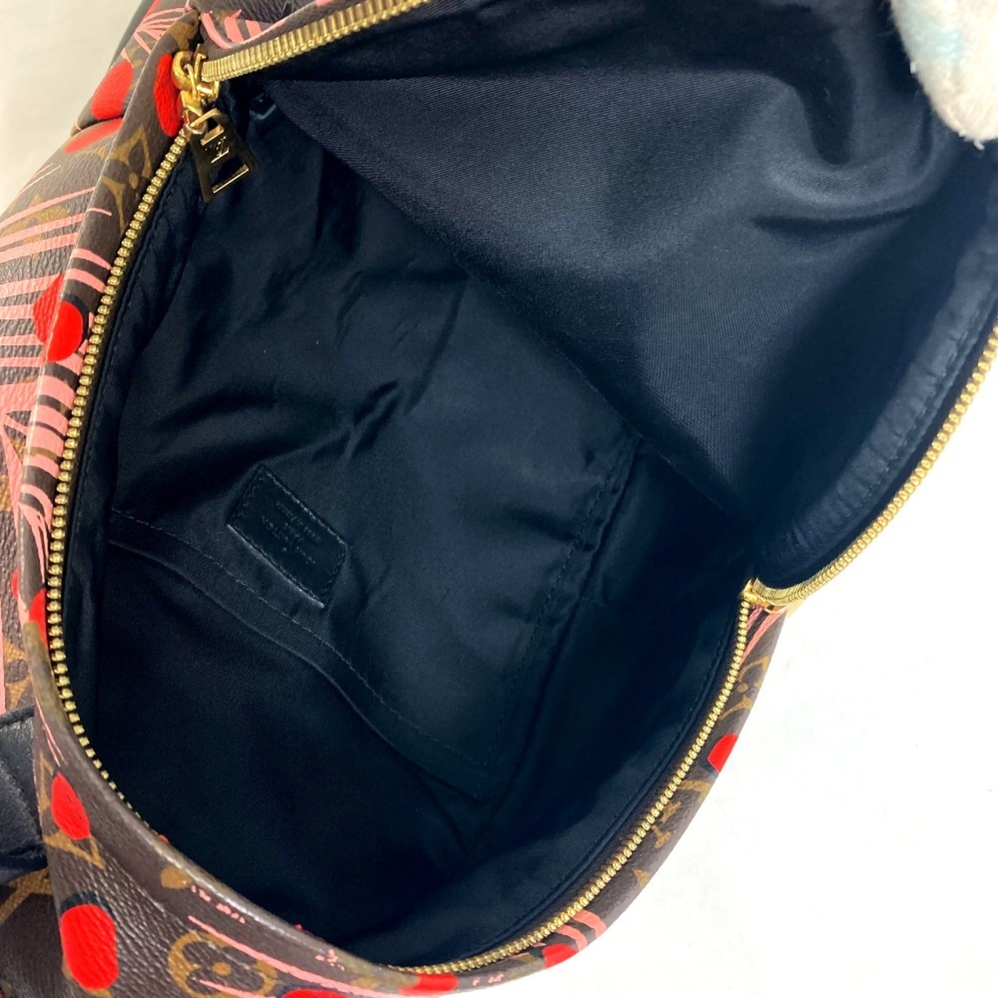 Louis Vuitton Brown Pink Red Color Monogram Backpack (Pre-Owned)