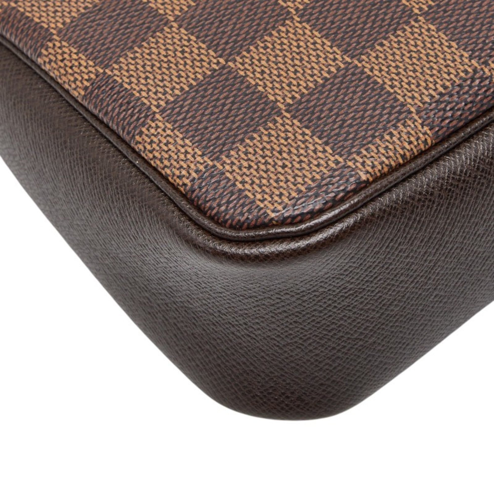 Louis Vuitton Damier Brown Damier Canvas Handbag Pouch (Pre-Owned)