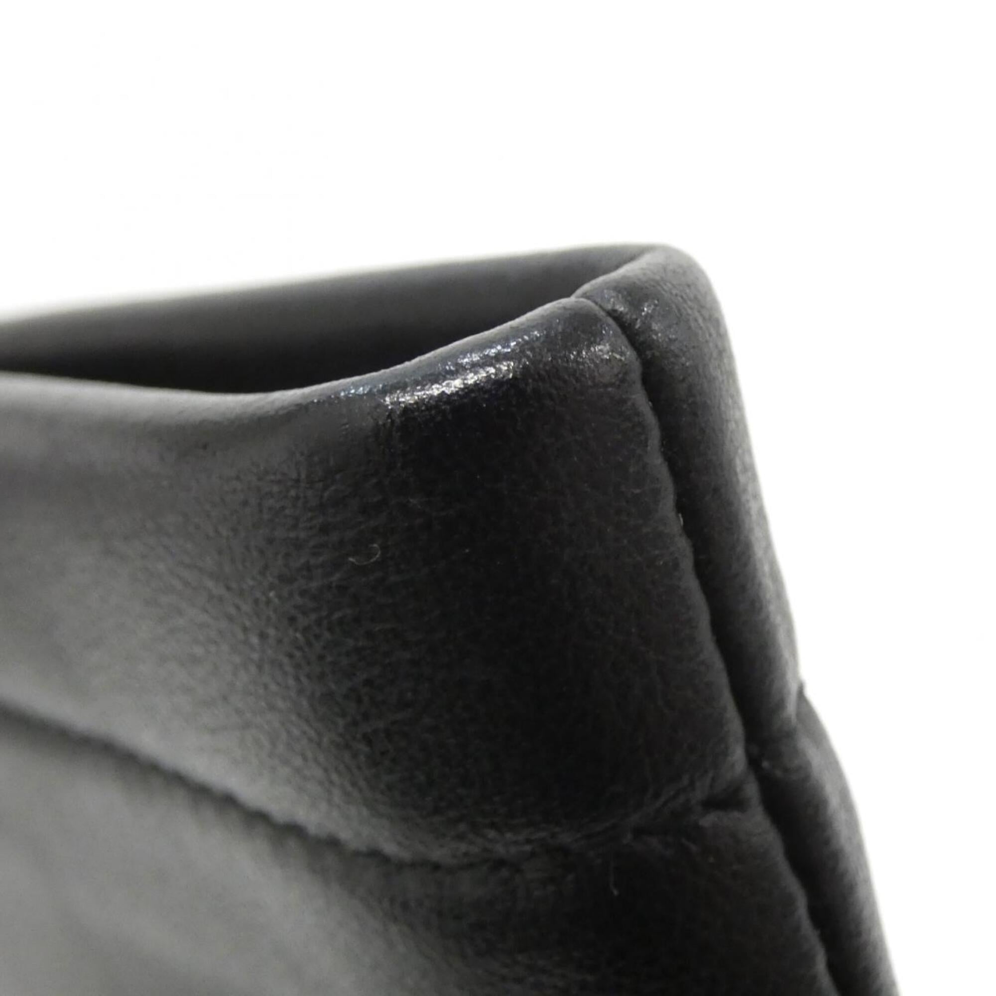 Christian Dior Black Leather Clutch Bag (Pre-Owned)