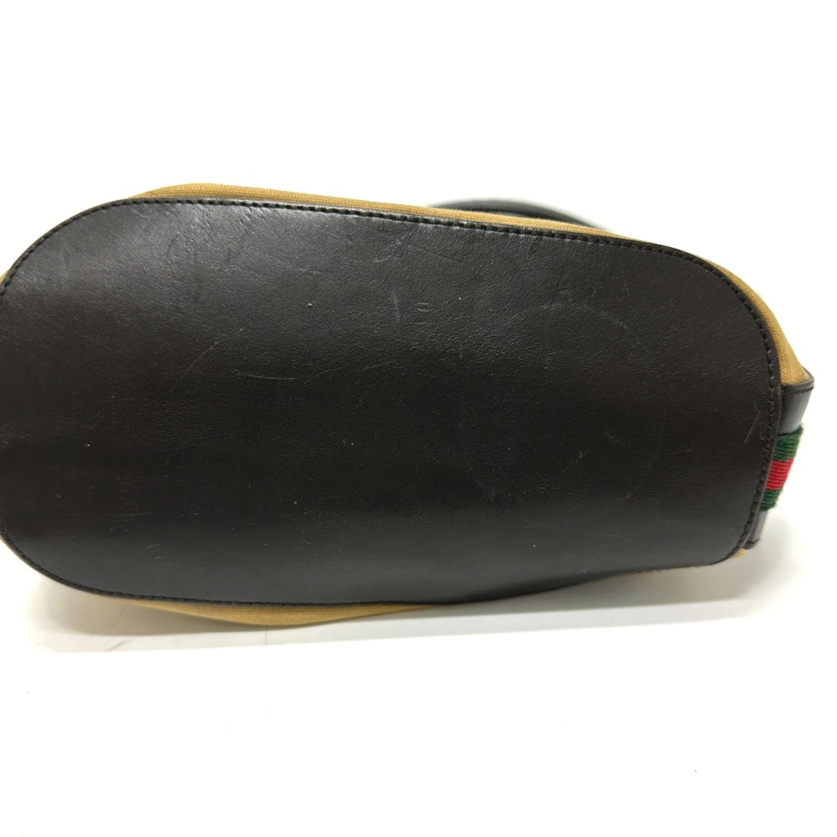 Gucci Beige Leather Shoulder Bag (Pre-Owned)