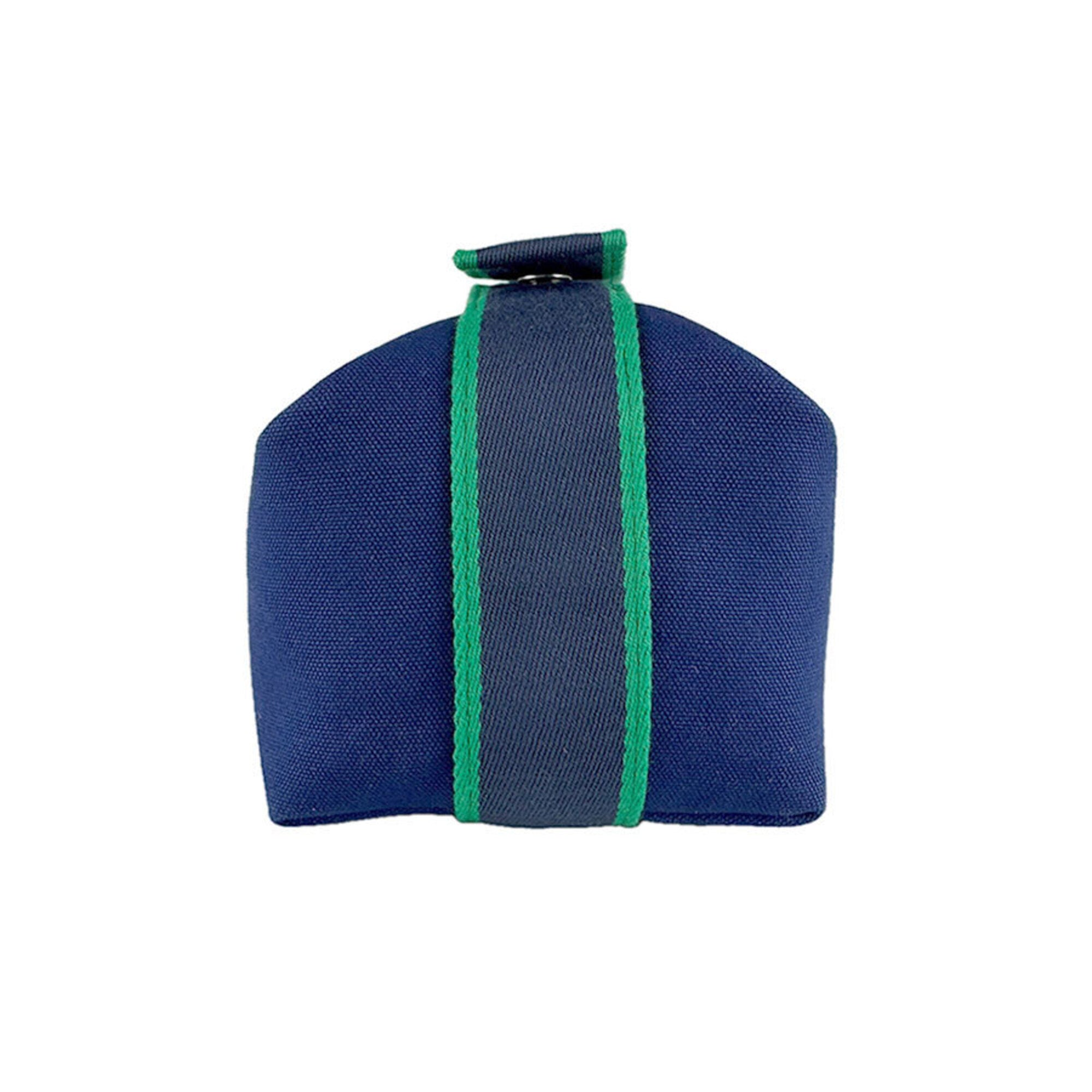 Hermes Navy Canvas Handbag Pouch (Pre-Owned)
