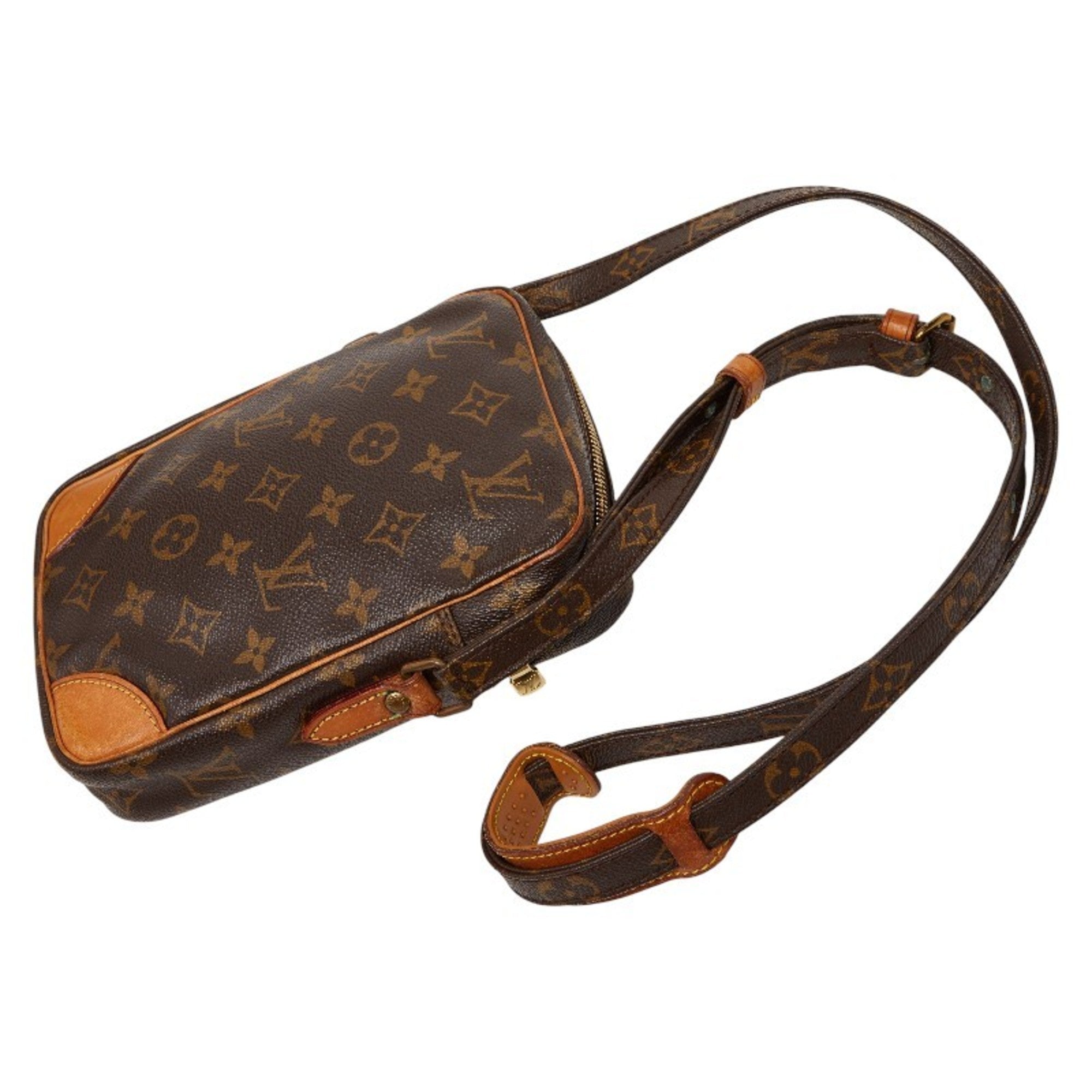 Louis Vuitton Brown Pvc Leather Shoulder Bag (Pre-Owned)