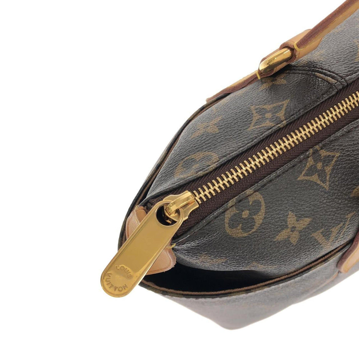 Louis Vuitton Marron Coated Canvas Handbag (Pre-Owned)