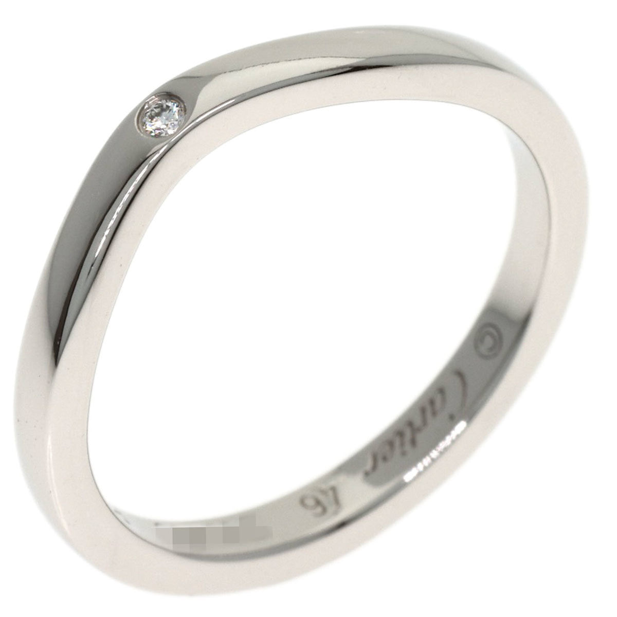 Cartier Platinum 950 Band Ring (Pre-Owned)