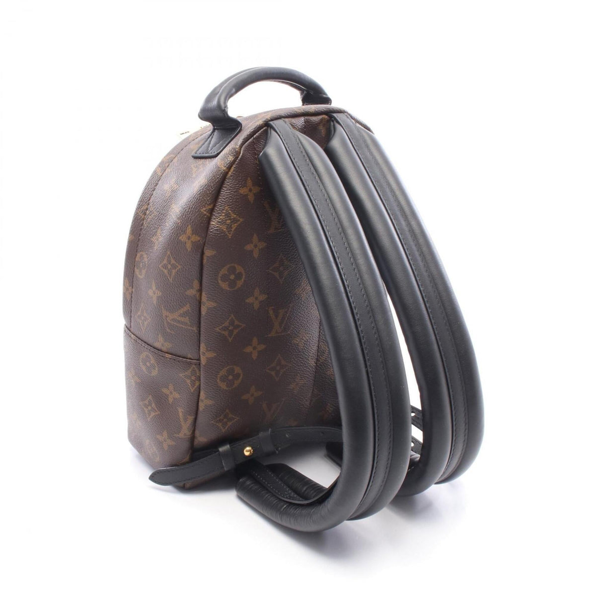 Louis Vuitton Beige Brown Coated Canvas Leather Backpack Handbag (Pre-Owned)