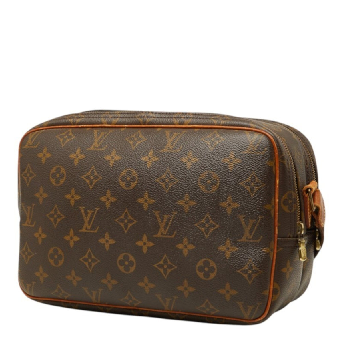 Louis Vuitton Brown Pvc Leather Shoulder Bag (Pre-Owned)