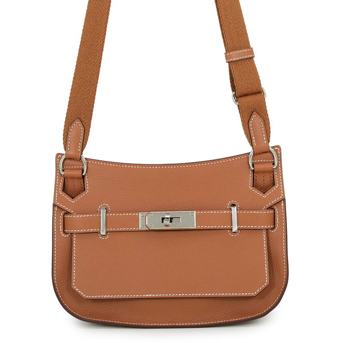Hermes Jypsiere Gold Handbag (Pre-Owned)