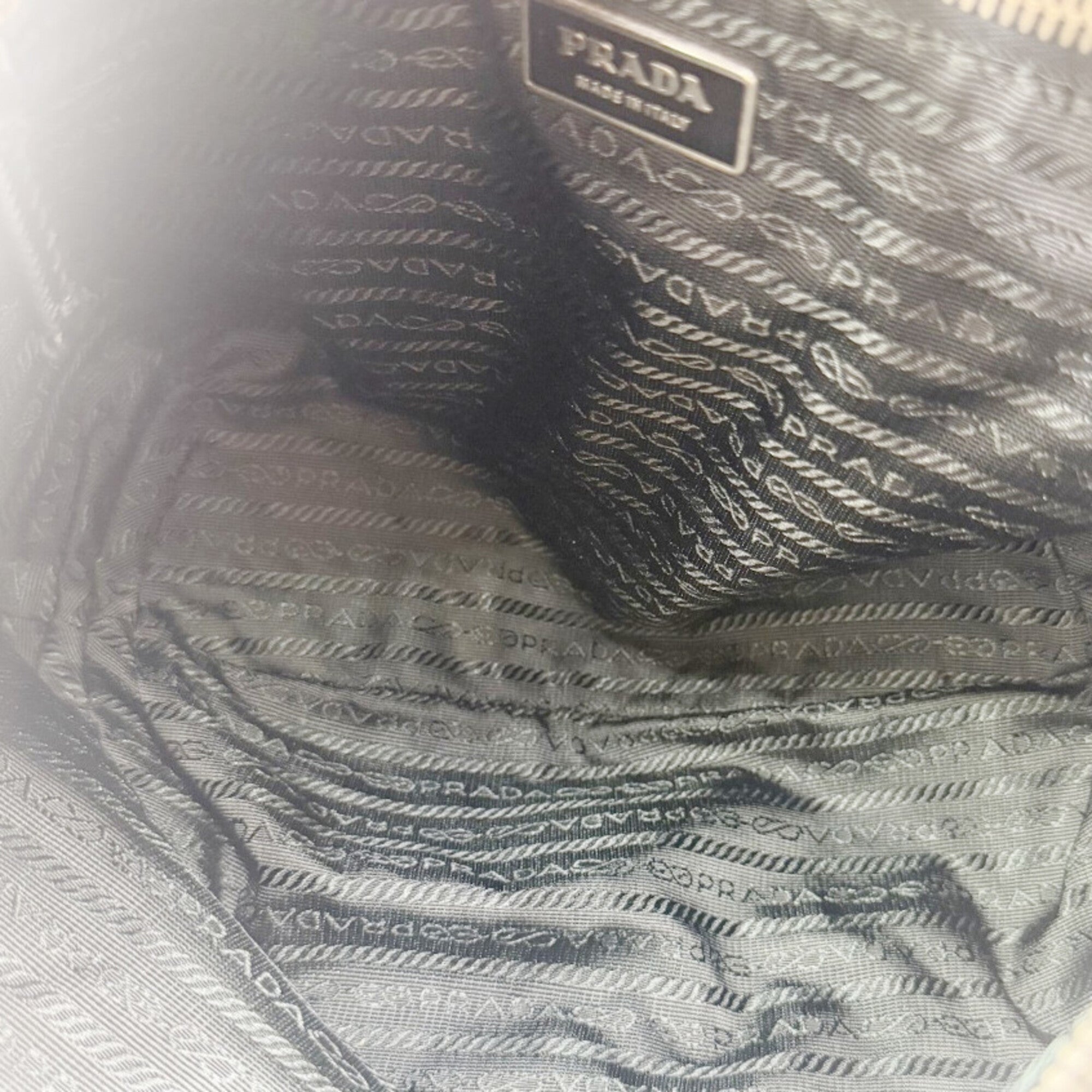 Prada Black Nylon Handbag (Pre-Owned)