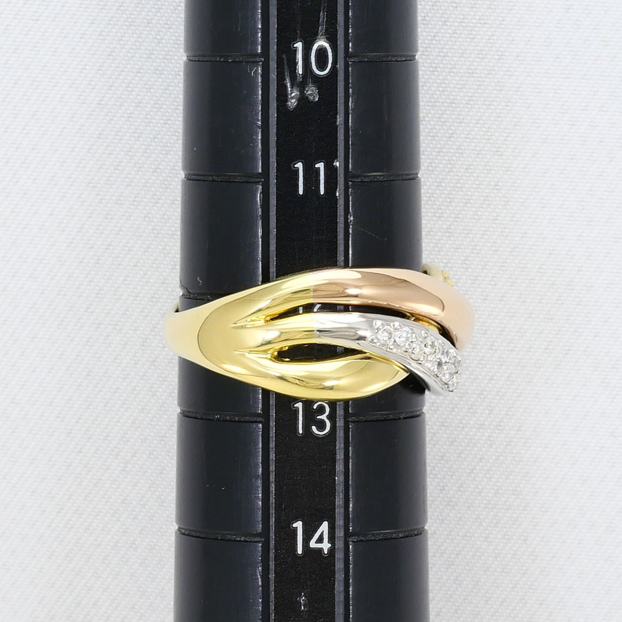 Unbranded Pink Gold Platinum Yellow Gold Yellow Gold (18K) Pink Gold (18K) Platinum 900 Band Ring (Pre-Owned)