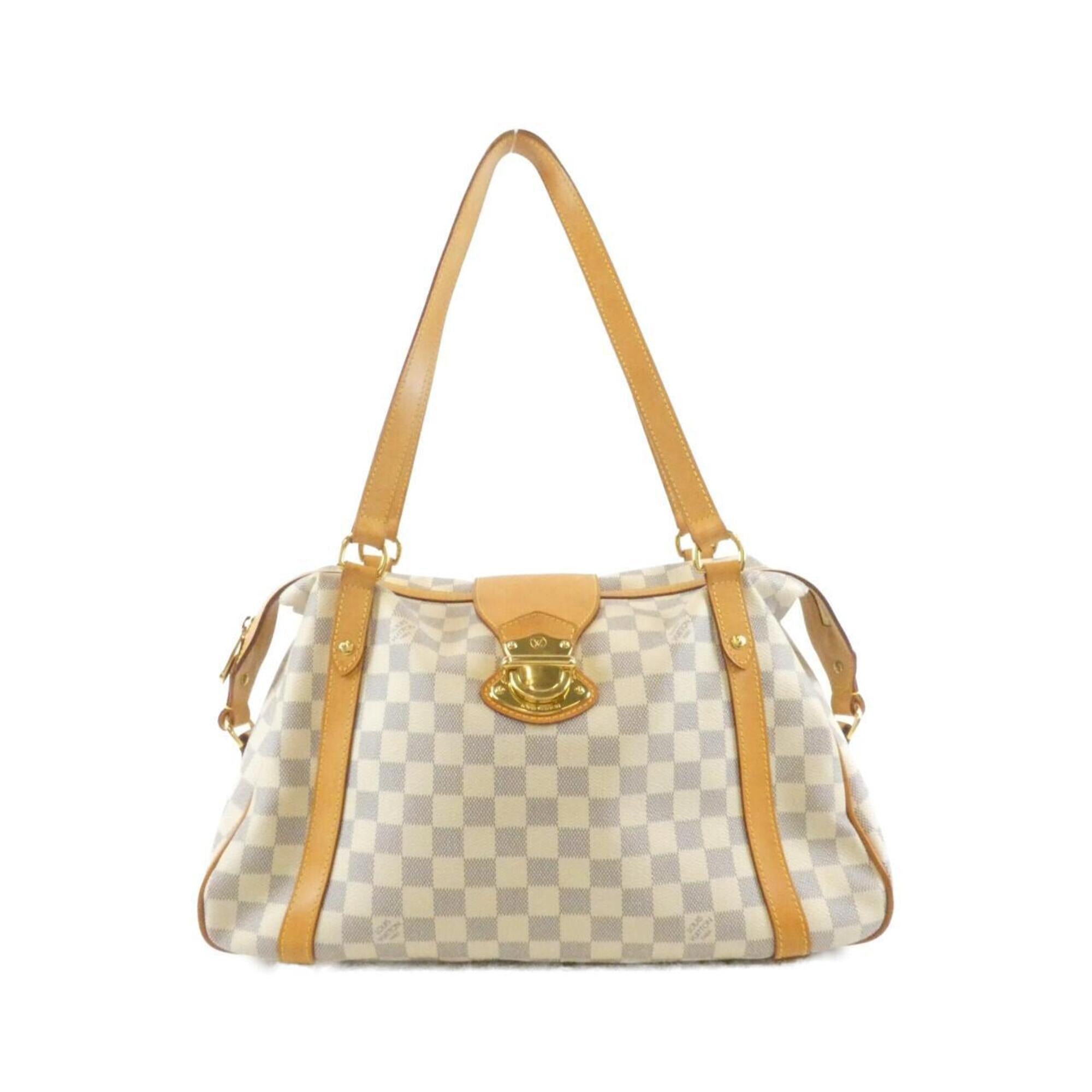 Louis Vuitton Azur Coated Canvas Shoulder Bag (Pre-Owned)