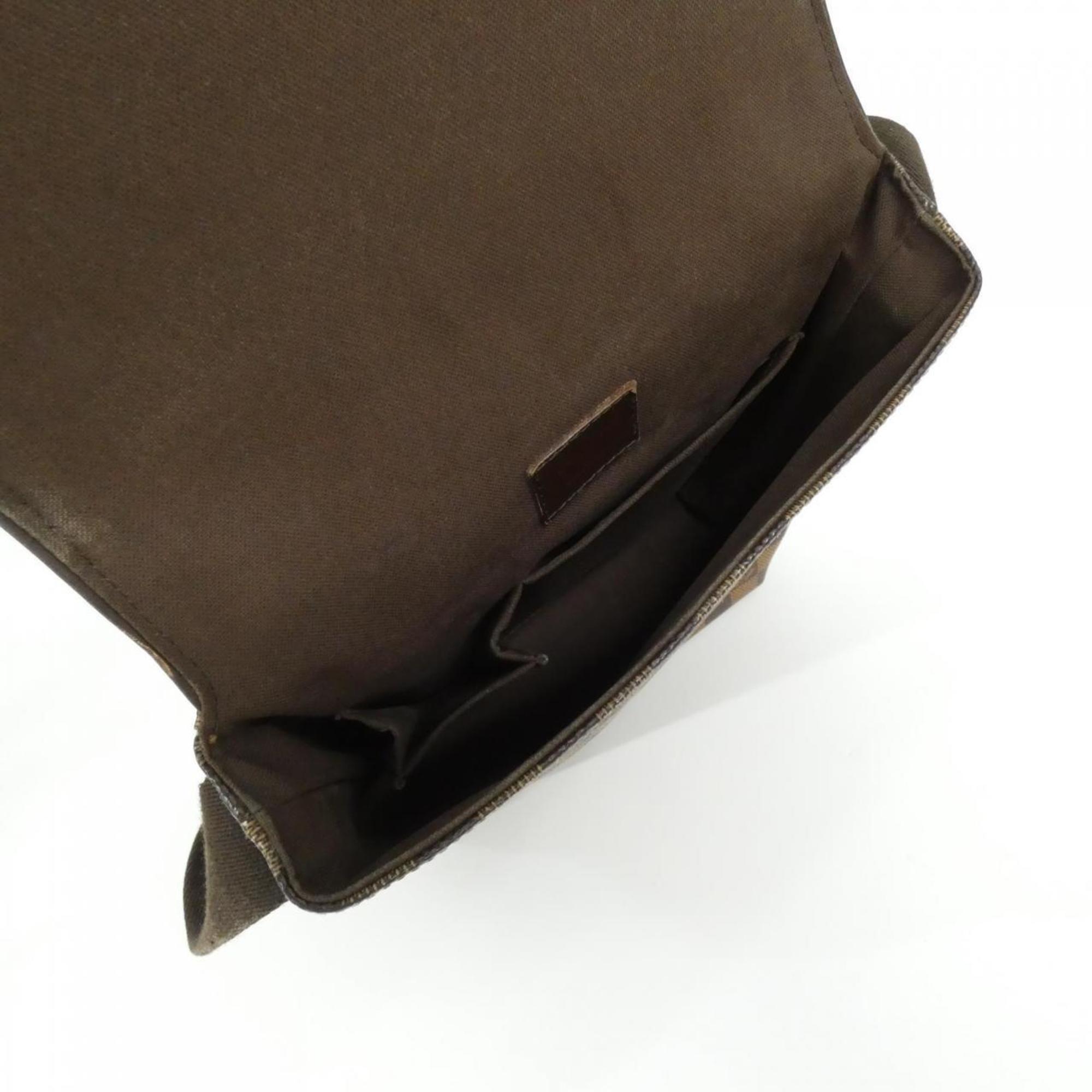 Louis Vuitton Brown Ebene Coated Canvas Shoulder Bag (Pre-Owned)