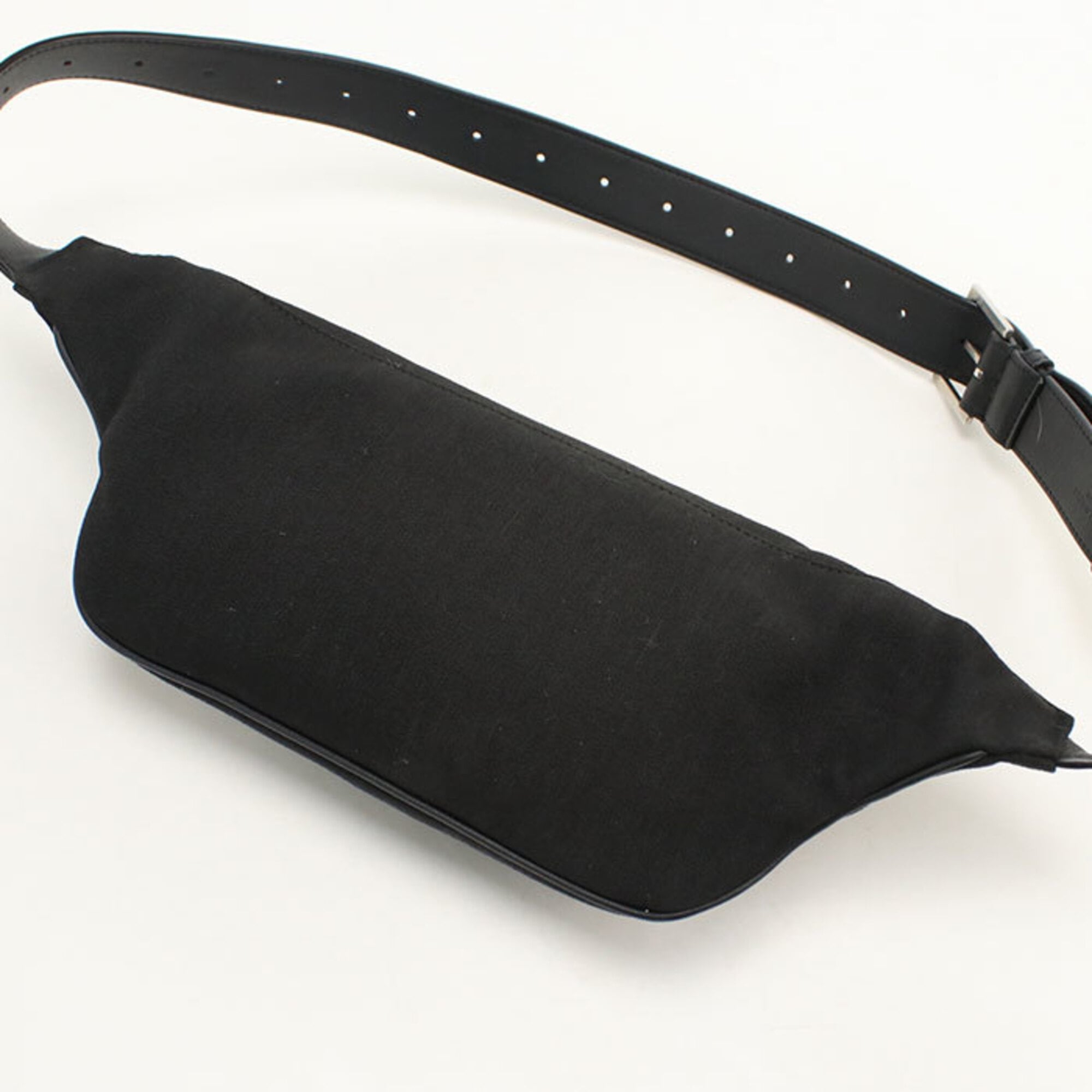 Saint Laurent Black Canvas Sling Bag (Pre-Owned)
