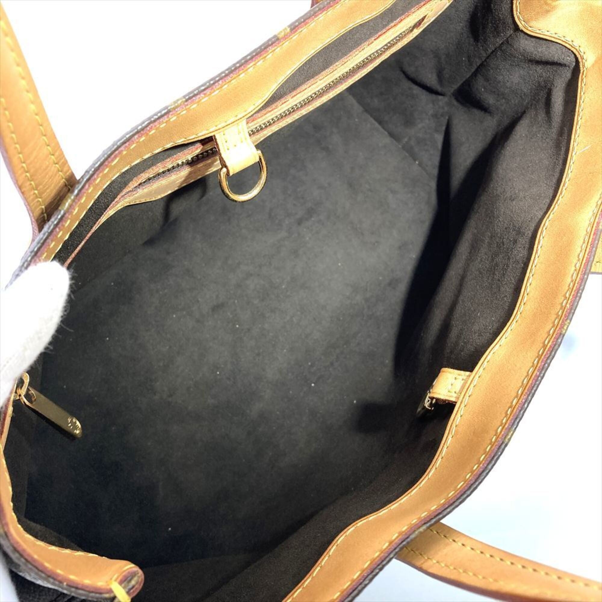 Louis Vuitton Brown Monogram Canvas Handbag (Pre-Owned)