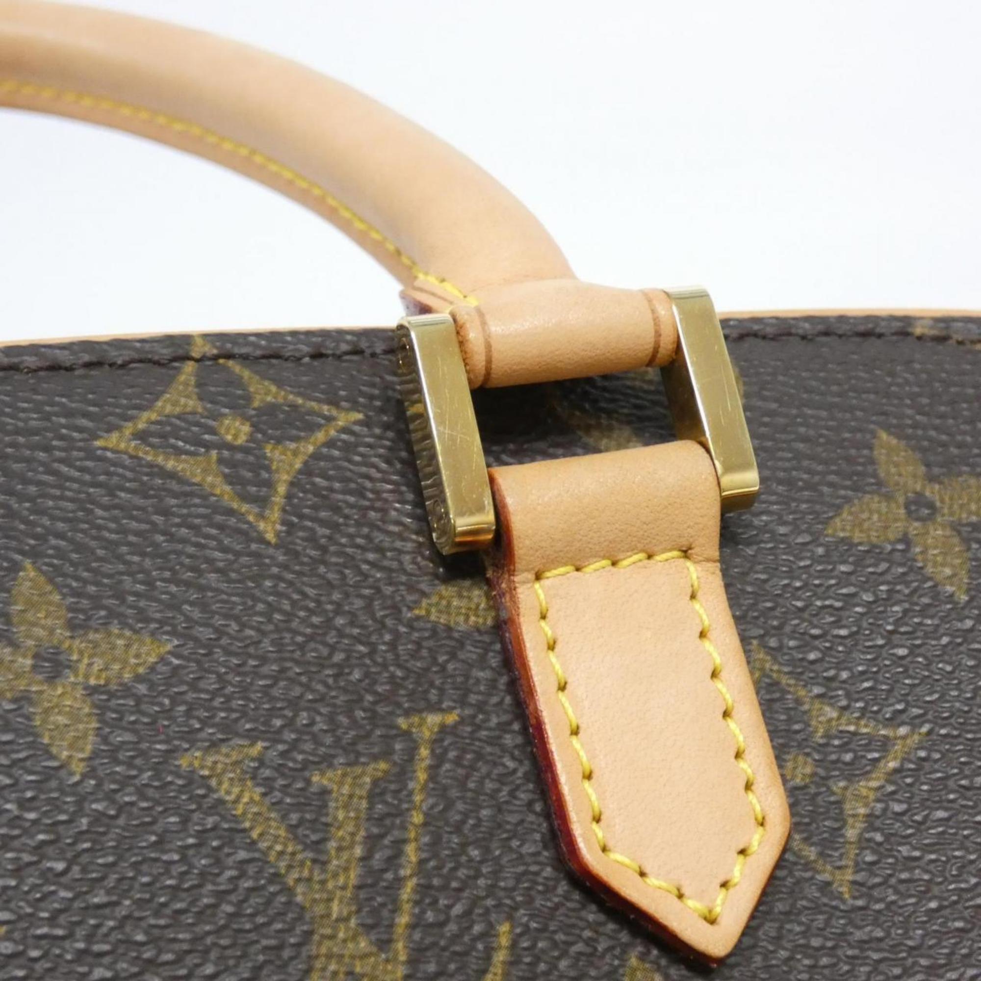 Louis Vuitton Marron Coated Canvas Handbag (Pre-Owned)