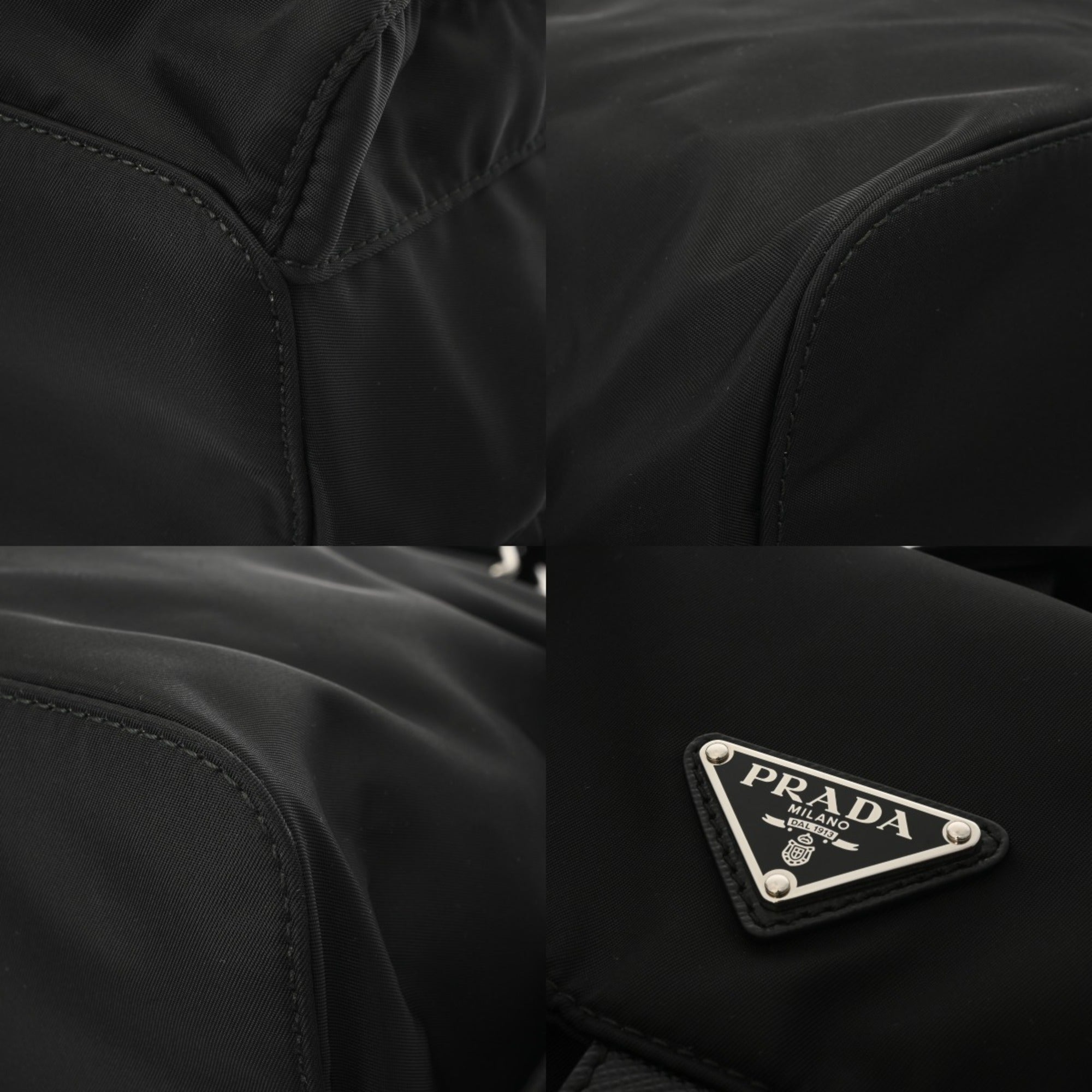 Prada Black Nylon Backpack (Pre-Owned)