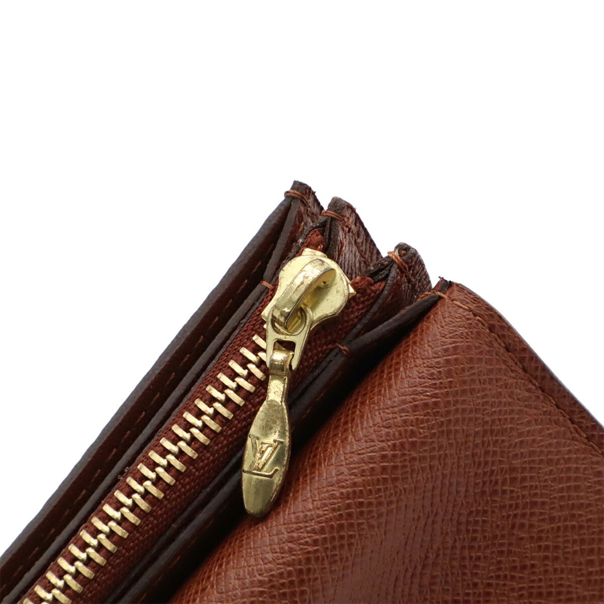 Louis Vuitton Brown Monogram Coin Purse/Coin Case (Pre-Owned)