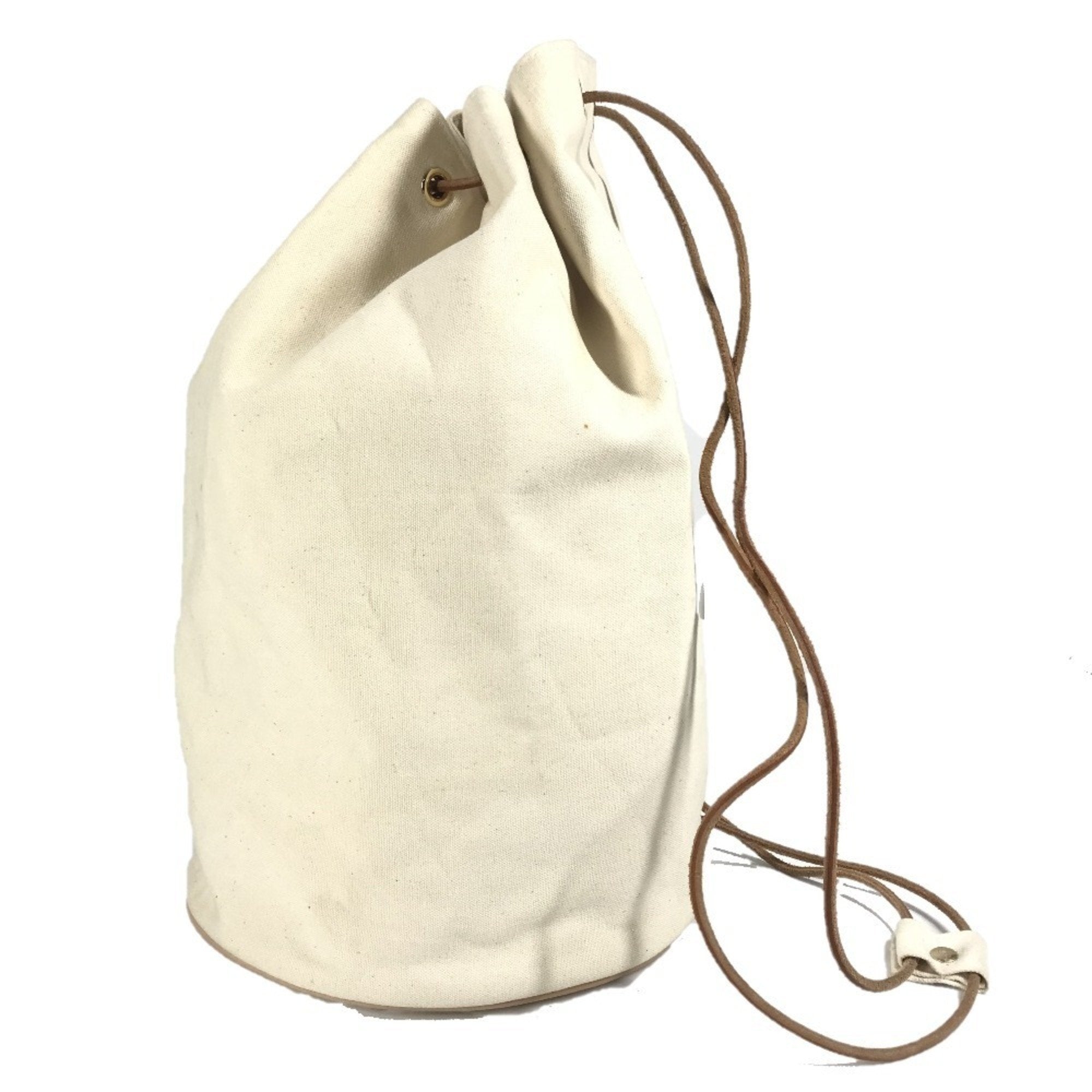 Hermes White Cotton Shoulder Bag (Pre-Owned)