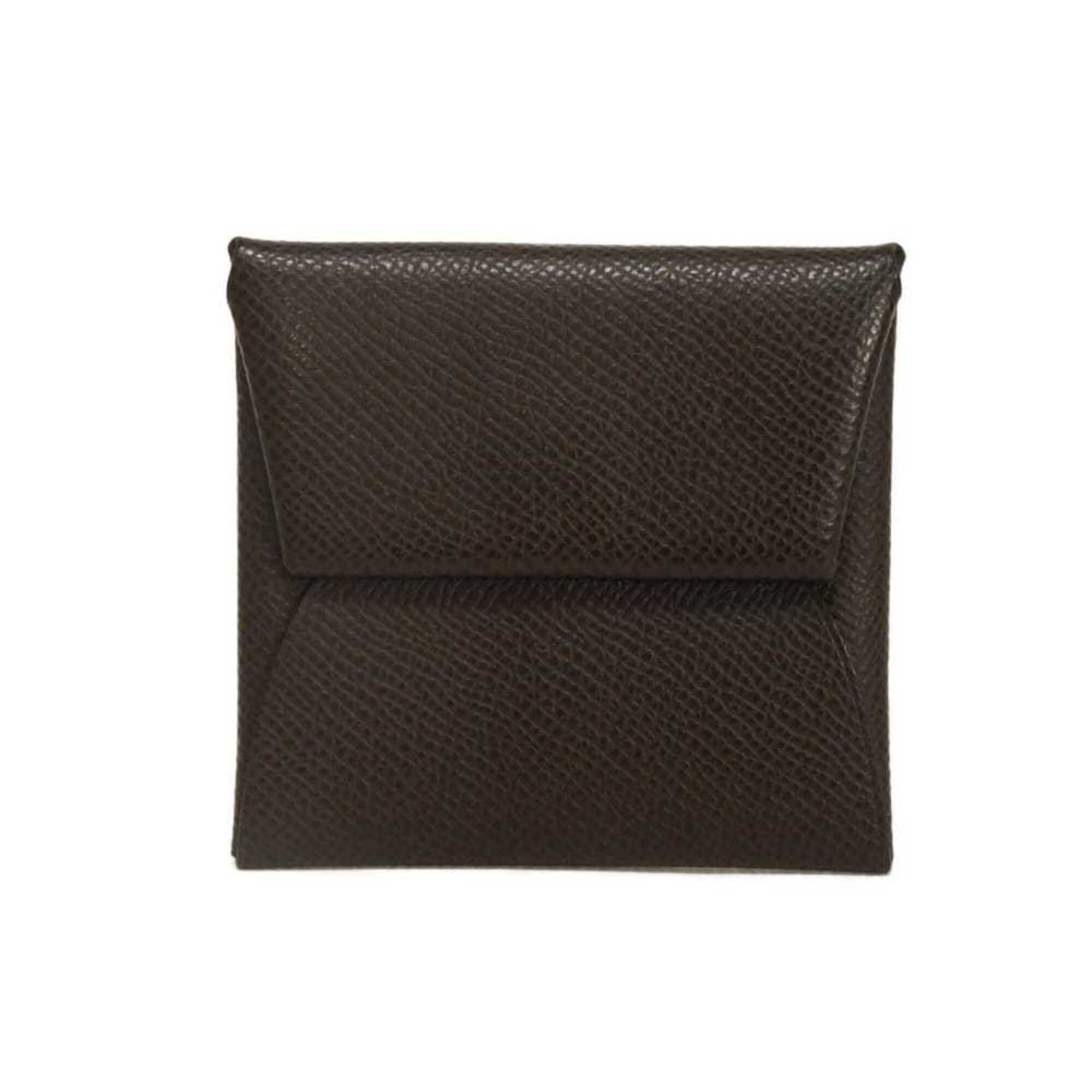 Hermes Brown Chocolat Dark Brown Epsom Leather Coin Purse/Coin Case (Pre-Owned)