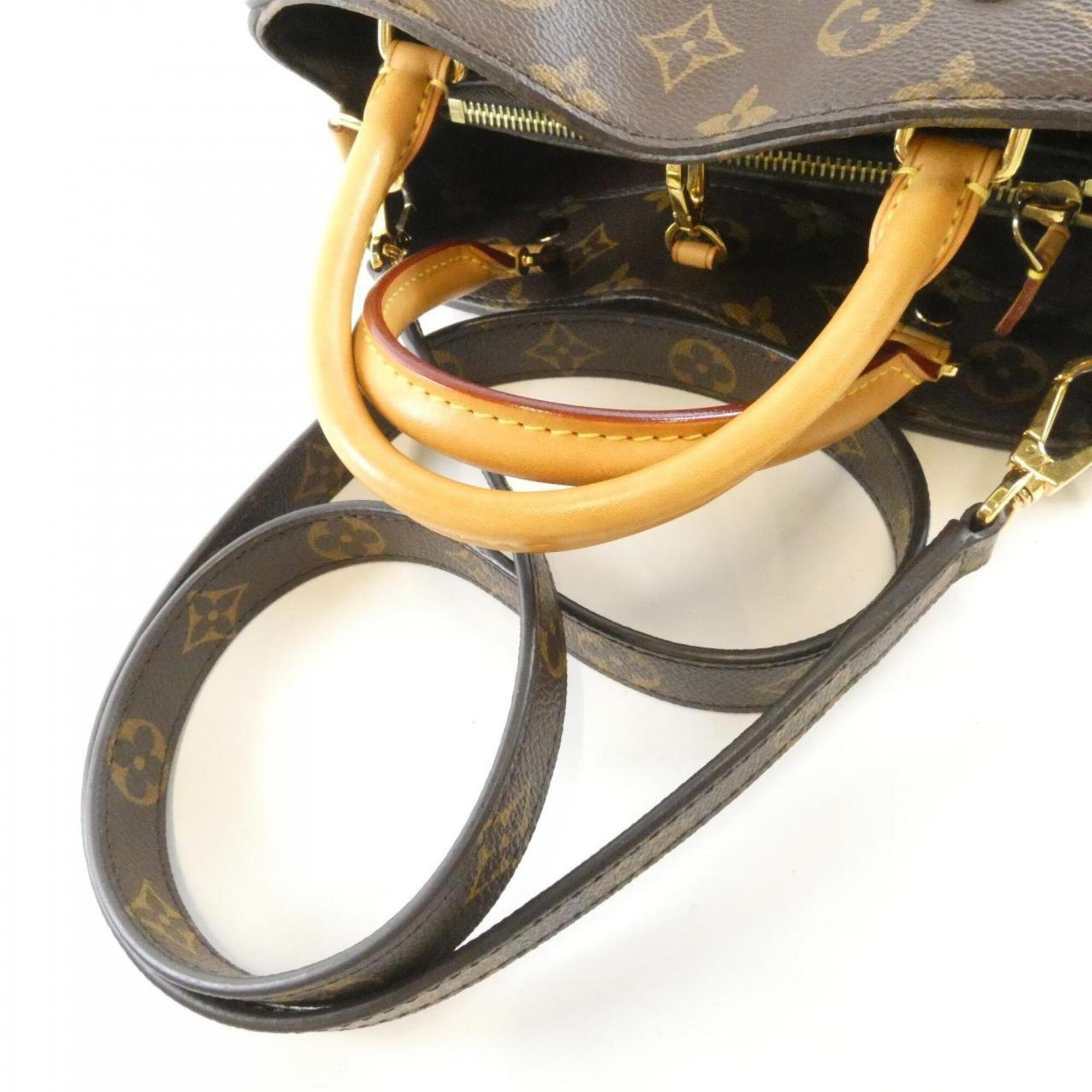 Louis Vuitton Monogram Marron Coated Canvas Handbag (Pre-Owned)