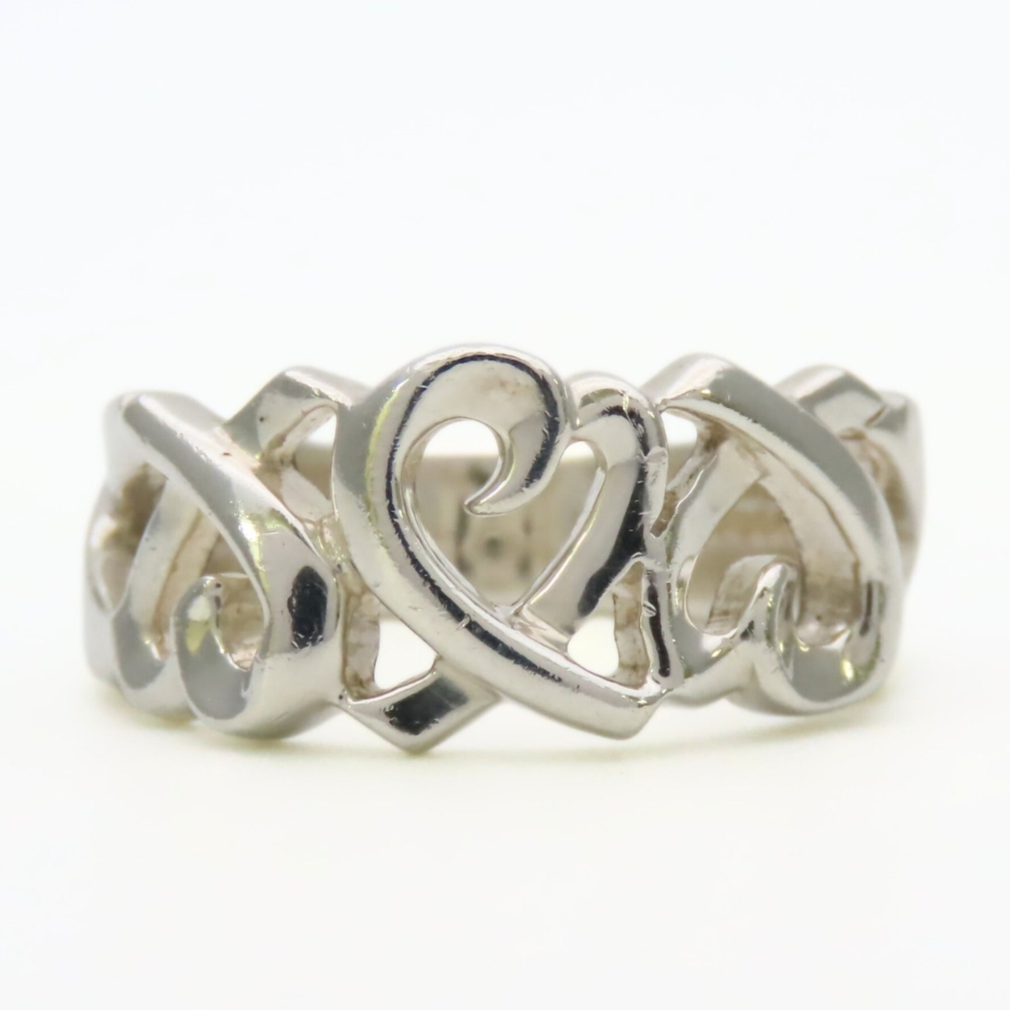Tiffany Silver Silver 925 Band Ring (Pre-Owned)