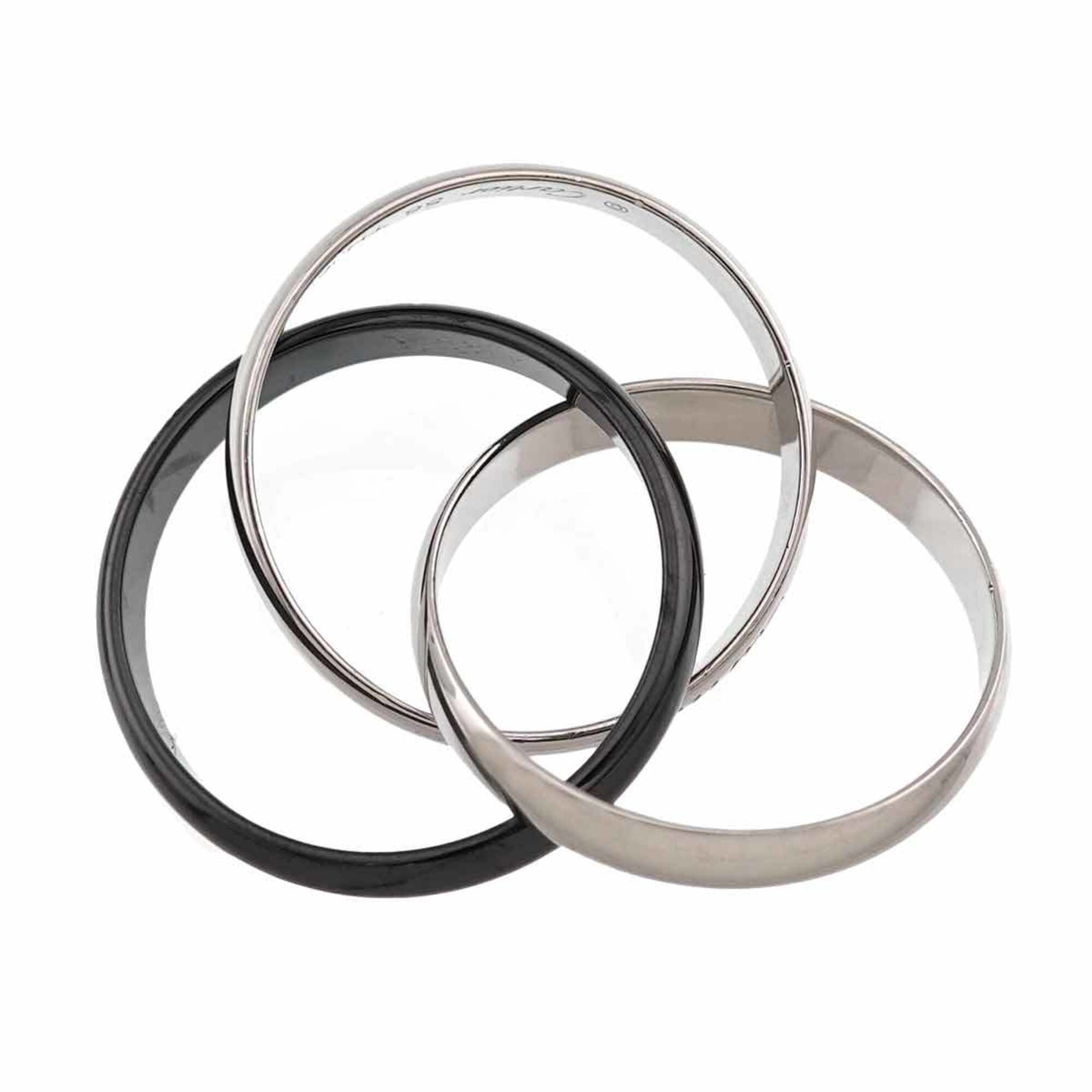 Cartier White Gold (18K) Ceramic Band Ring (Pre-Owned)