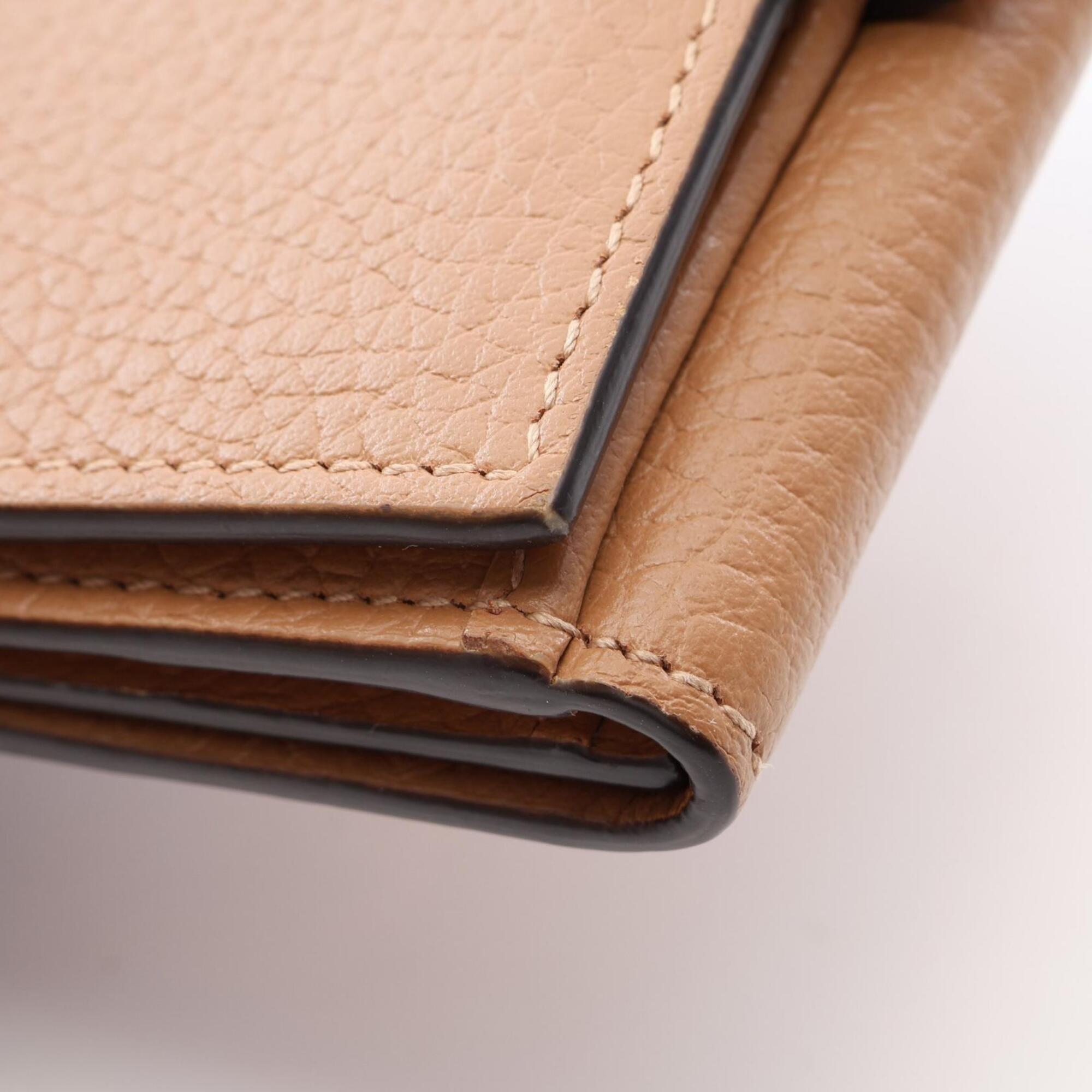 Gucci Brown Leather Wallet (Bi-Fold) (Pre-Owned)