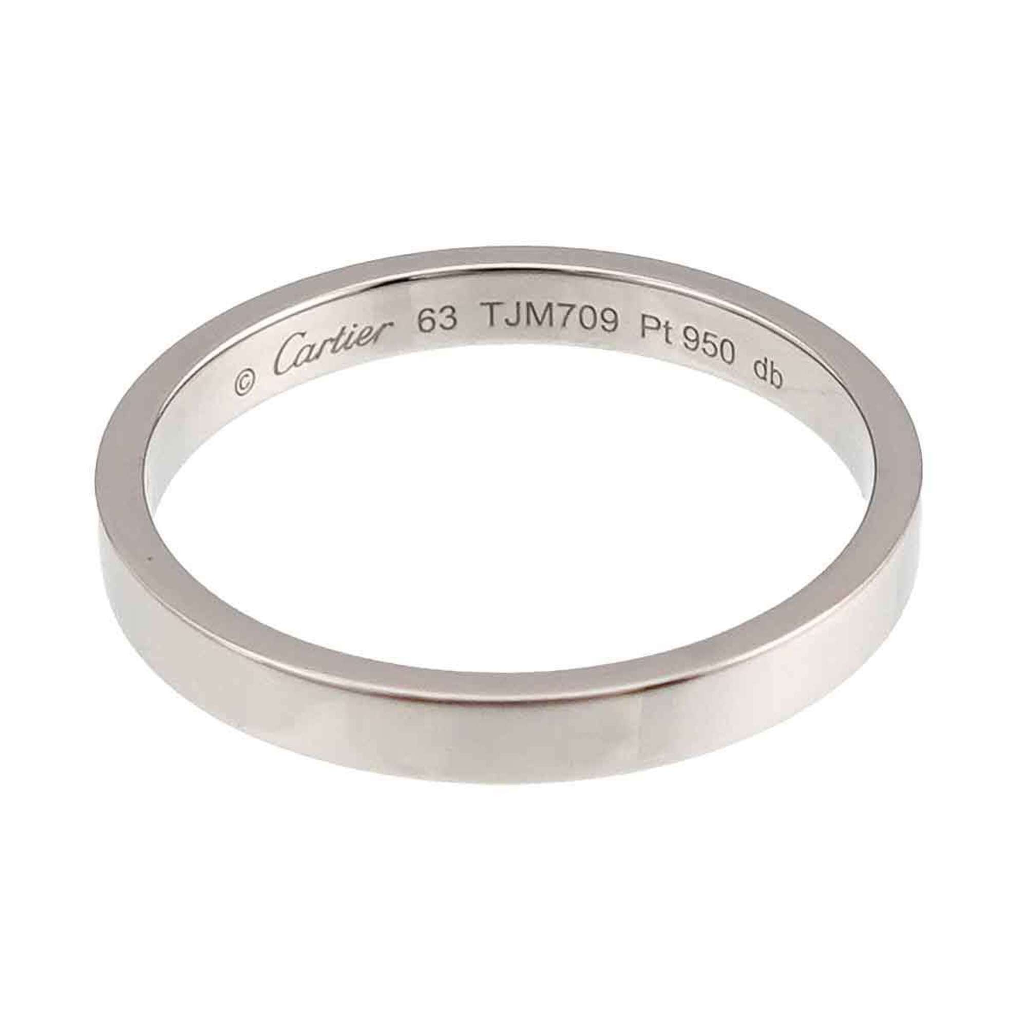 Cartier Platinum 950 Band Ring (Pre-Owned)