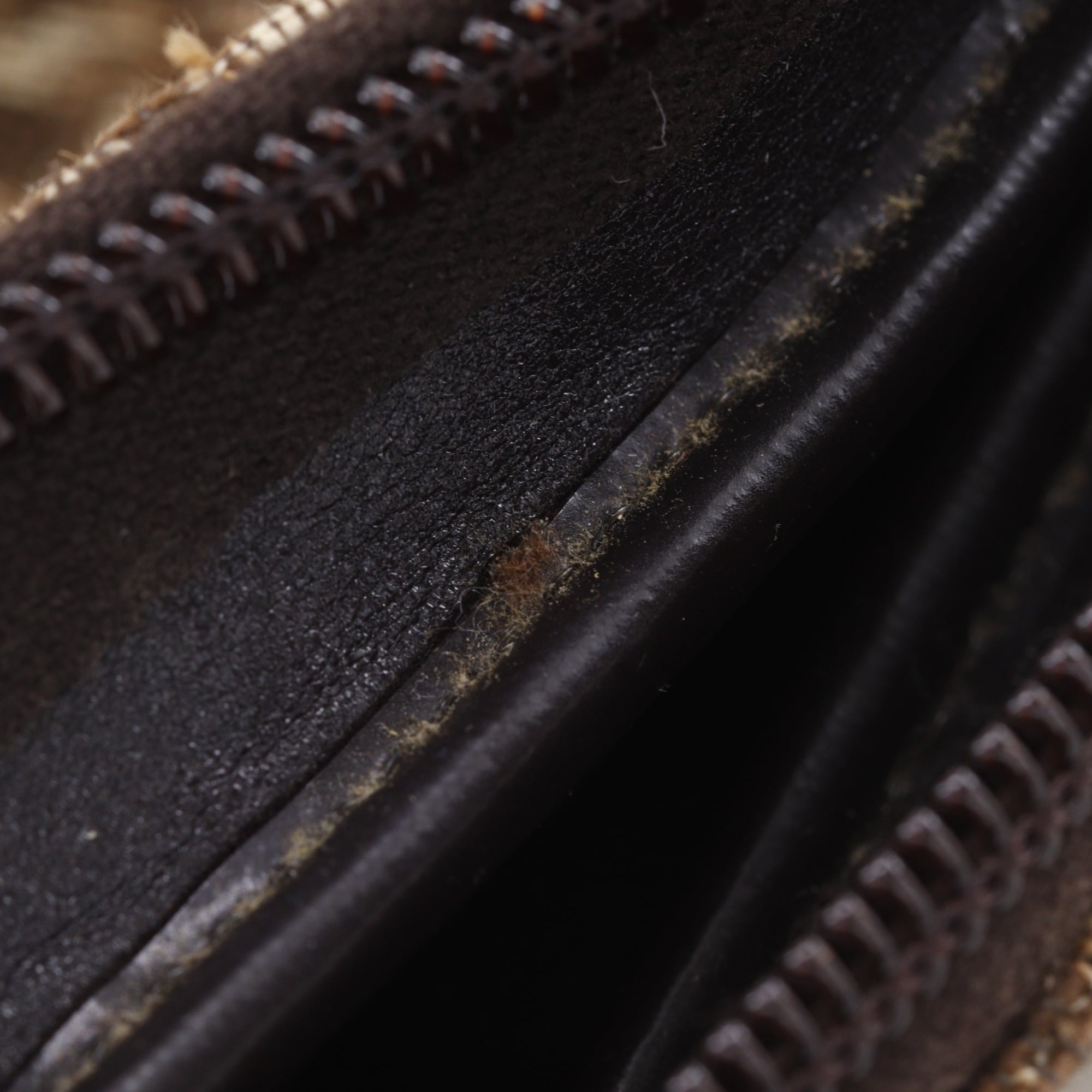 Christian Dior Trotter Brown Canvas Shoulder Bag (Pre-Owned)