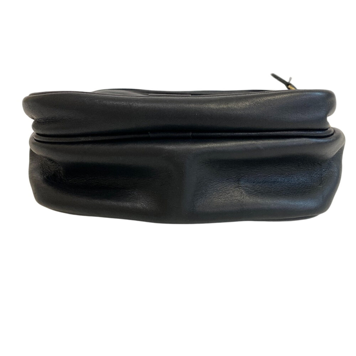 Coach Black Leather Pochette Shoulder Bag (Pre-Owned)