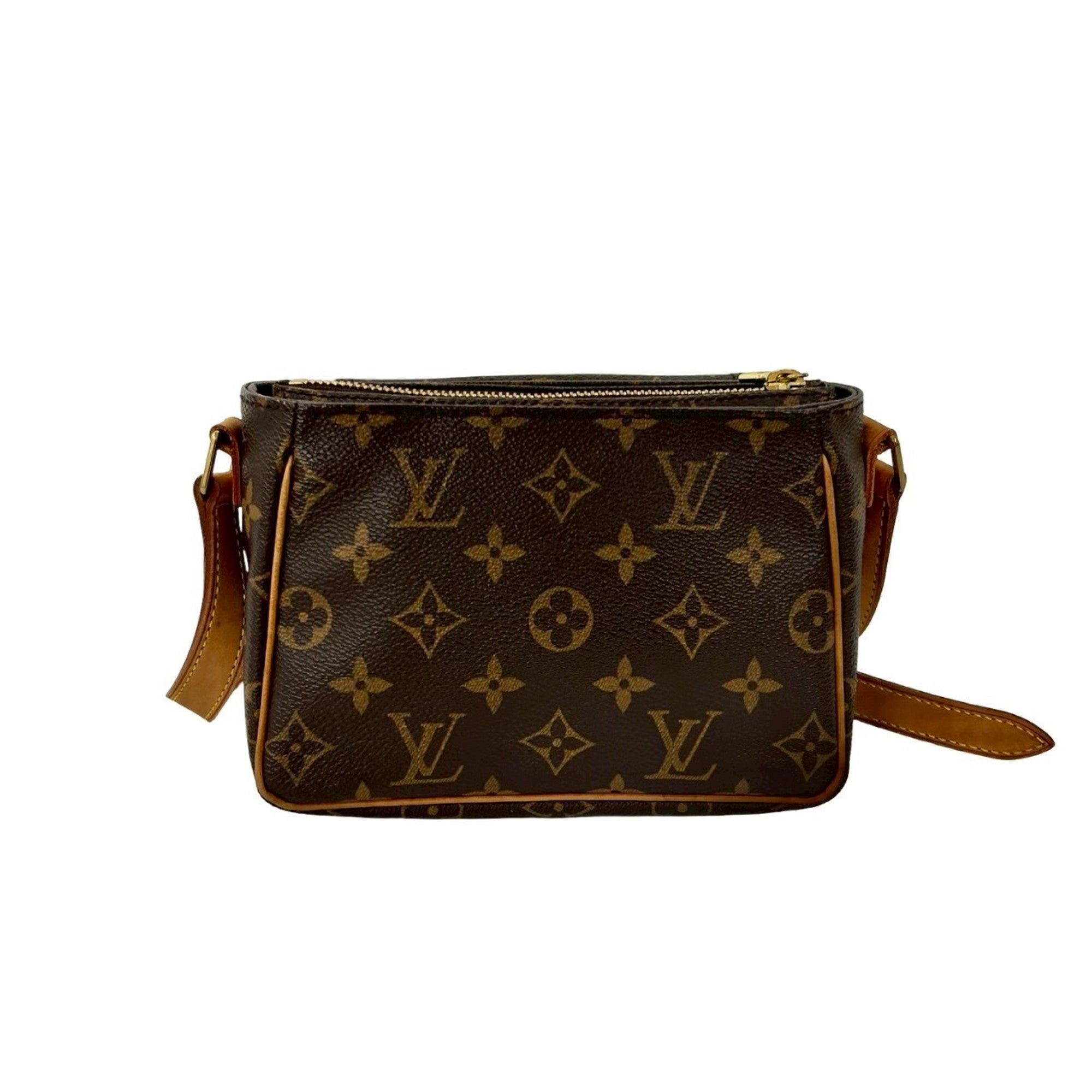 Louis Vuitton Brown Leather Pvc Pochette Shoulder Bag (Pre-Owned)