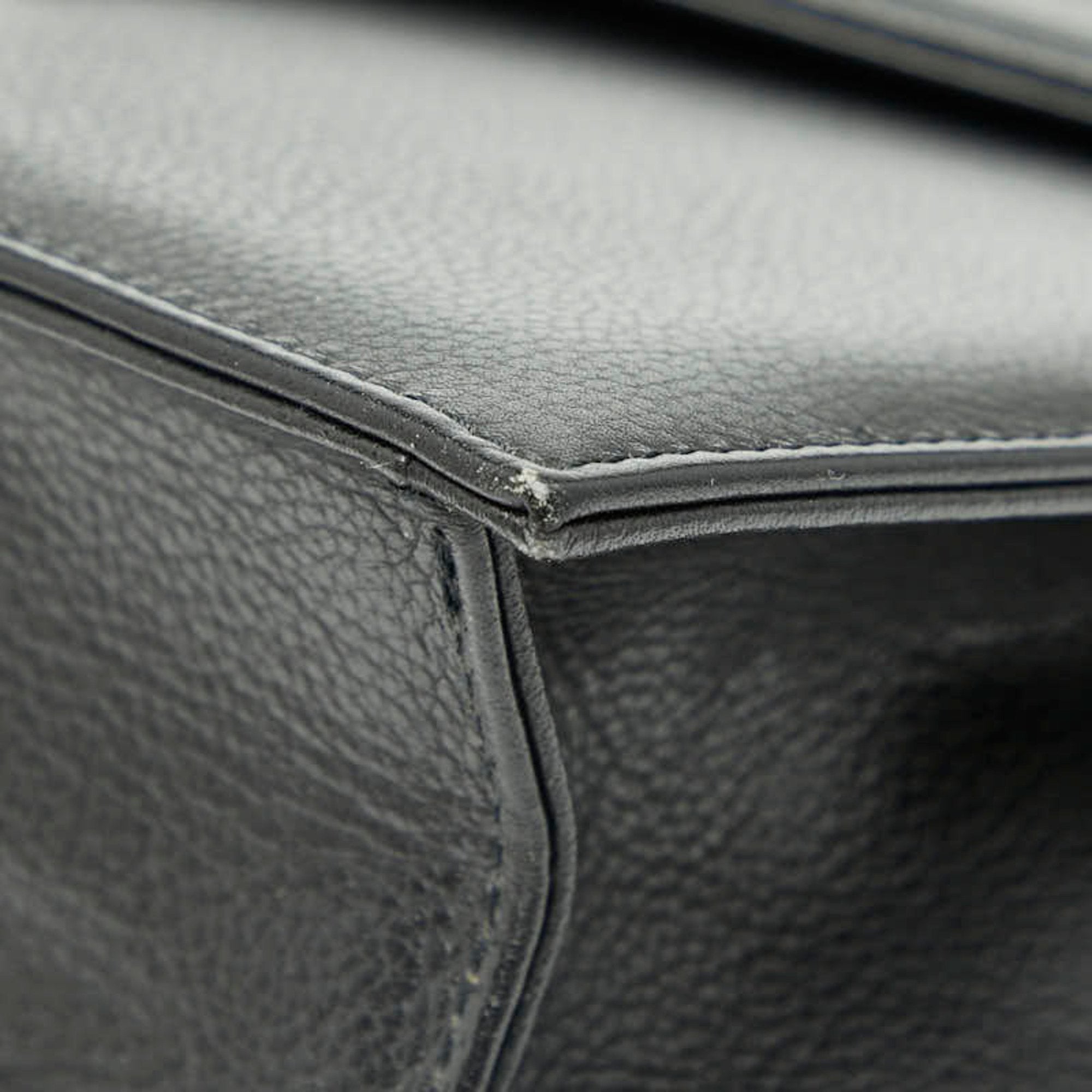 Saint Laurent Black Leather Clutch Bag (Pre-Owned)