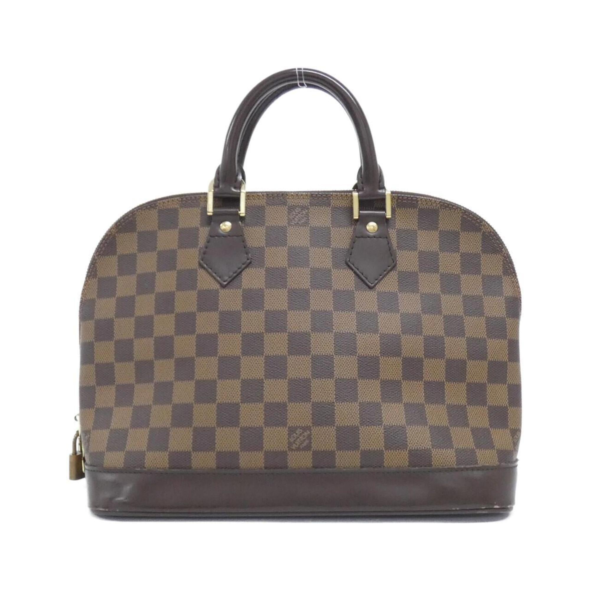 Louis Vuitton Brown Coated Canvas Handbag (Pre-Owned)