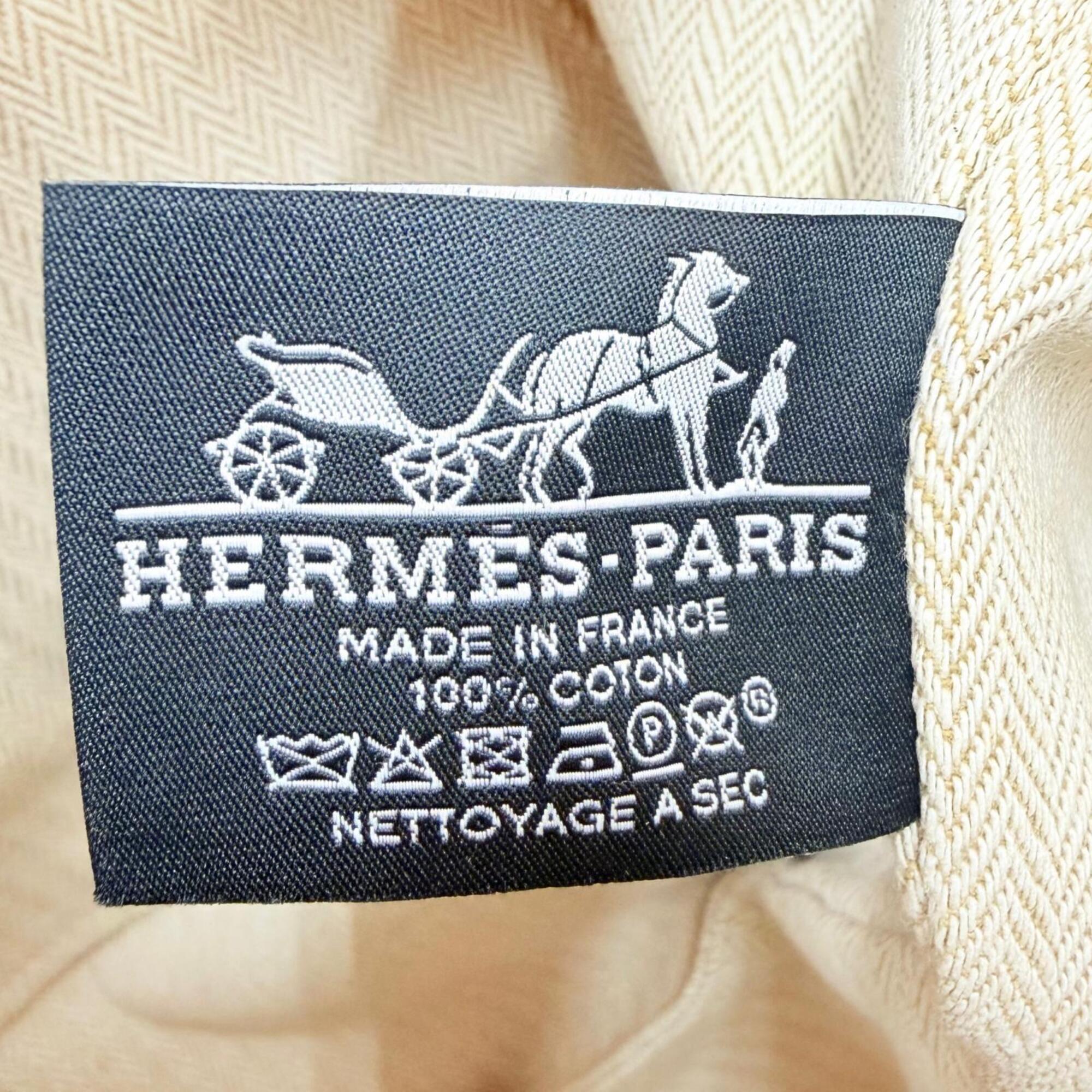 Hermes Natural Cotton Handbag (Pre-Owned)