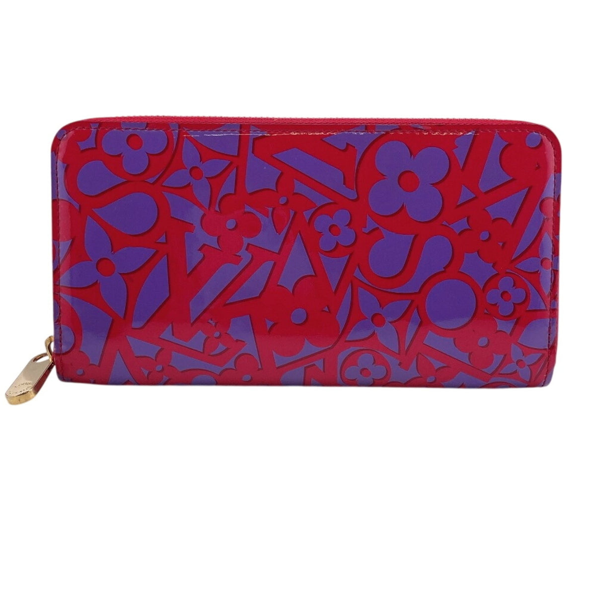 Louis Vuitton Monogram Vernis Red Color Monogram Vernis Long Wallet (Bi-Fold) (Pre-Owned)