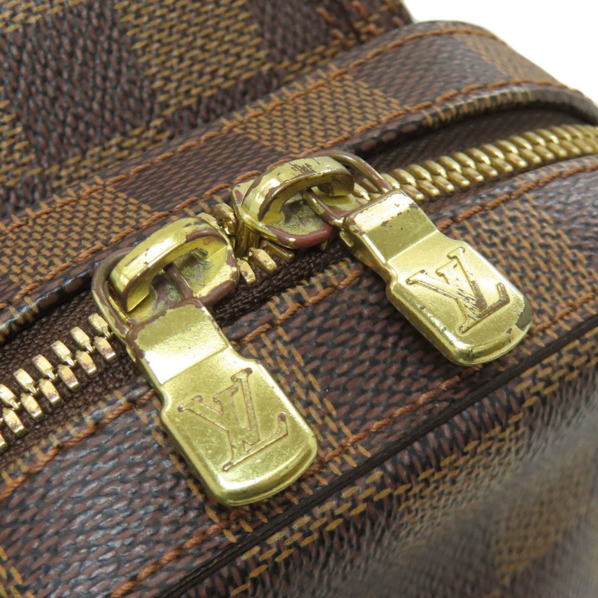 Louis Vuitton Damier Canvas Ebene Damier Canvas Sling Bag (Pre-Owned)