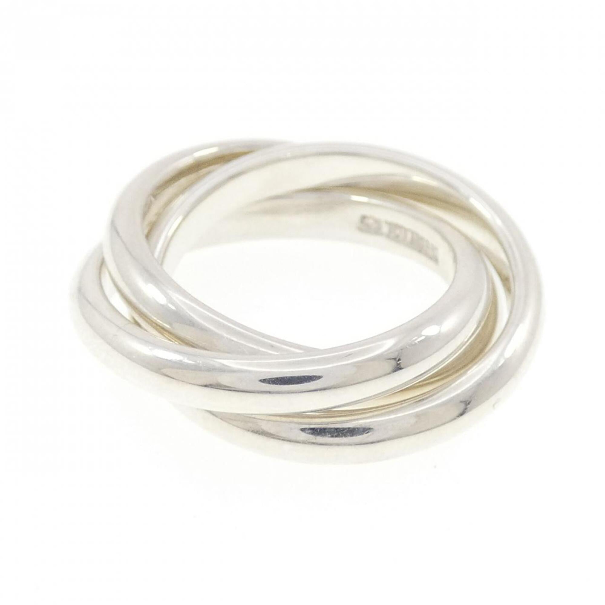Tiffany Silver 925 Band Ring (Pre-Owned)