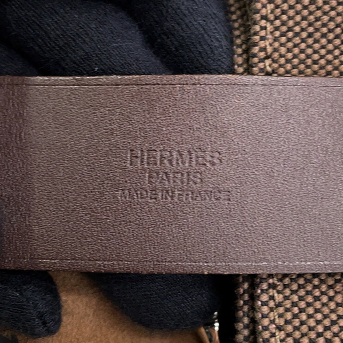 Hermes Etain Toile H Handbag Tote Bag (Pre-Owned)