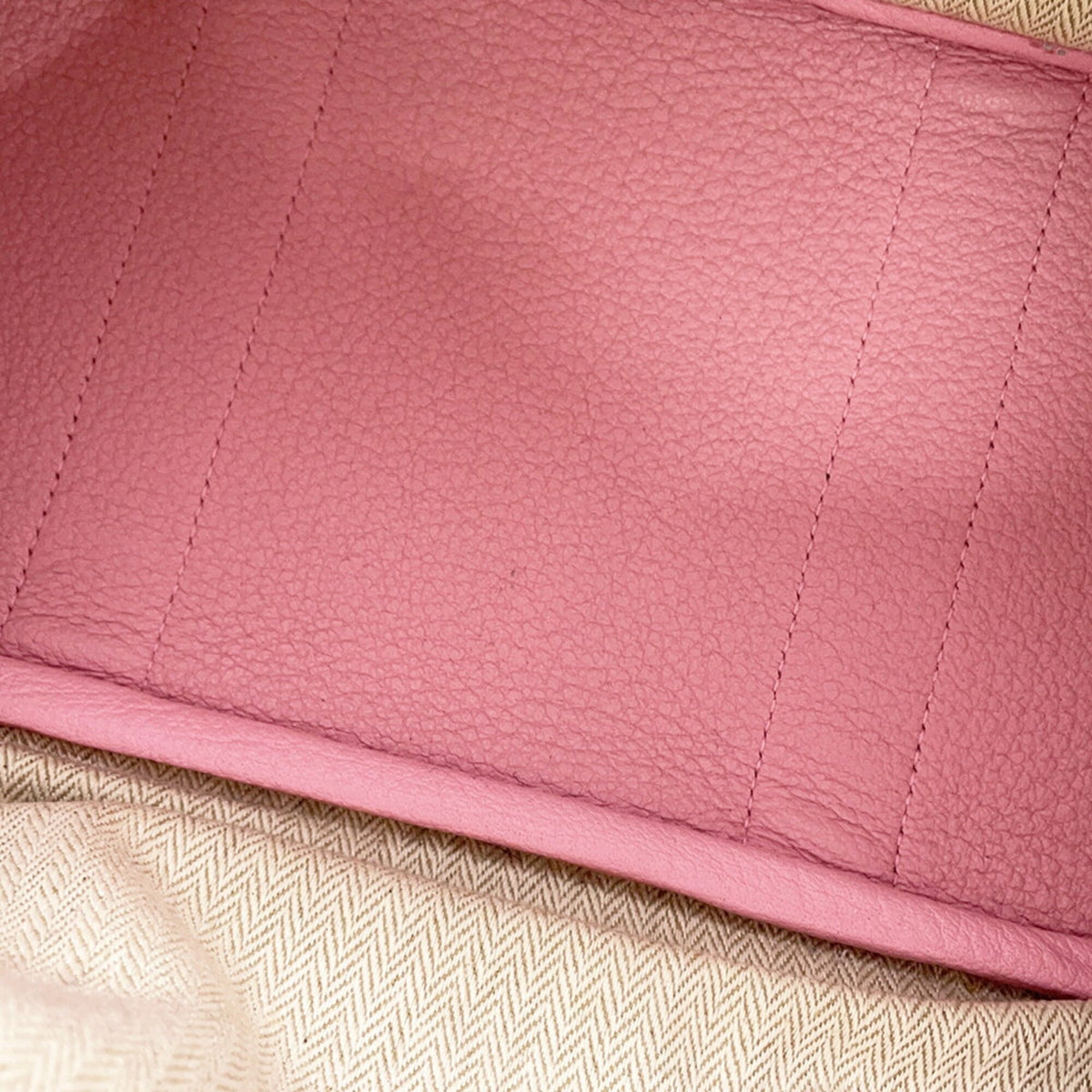 Hermes Pink Negonda Leather Handbag Tote Bag (Pre-Owned)
