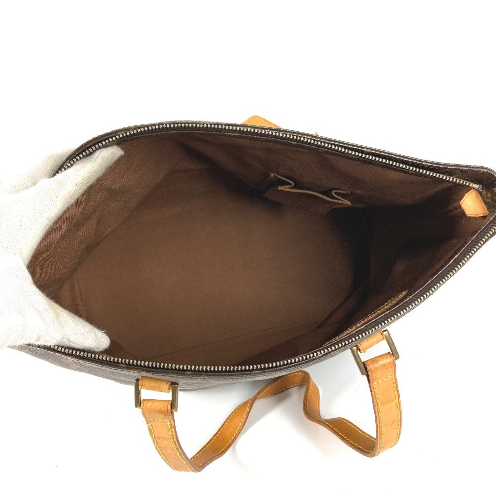 Louis Vuitton Brown Monogram Monogram Canvas Shoulder Bag Tote Bag (Pre-Owned)