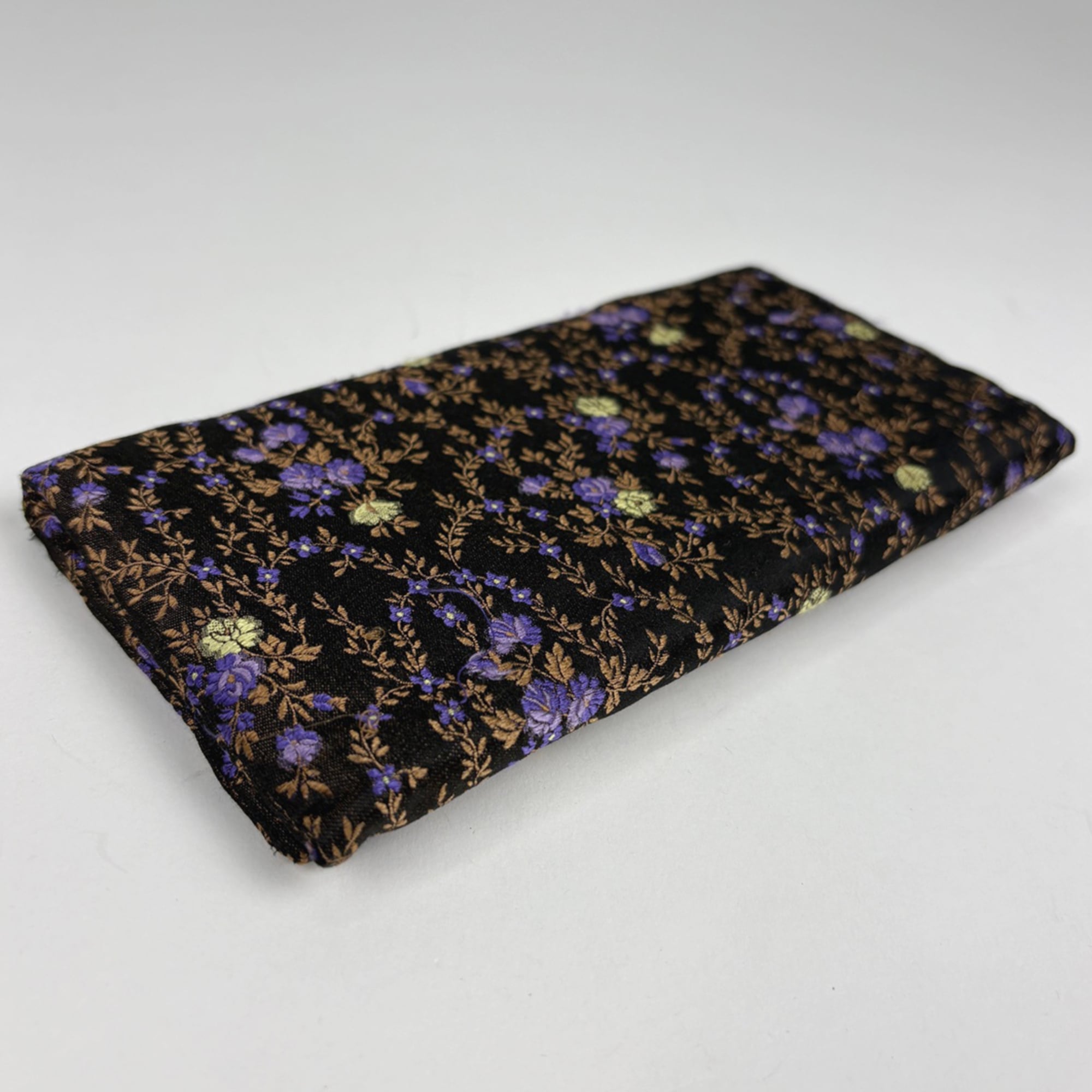 Prada Black Fabric Long Wallet (Bi-Fold) (Pre-Owned)