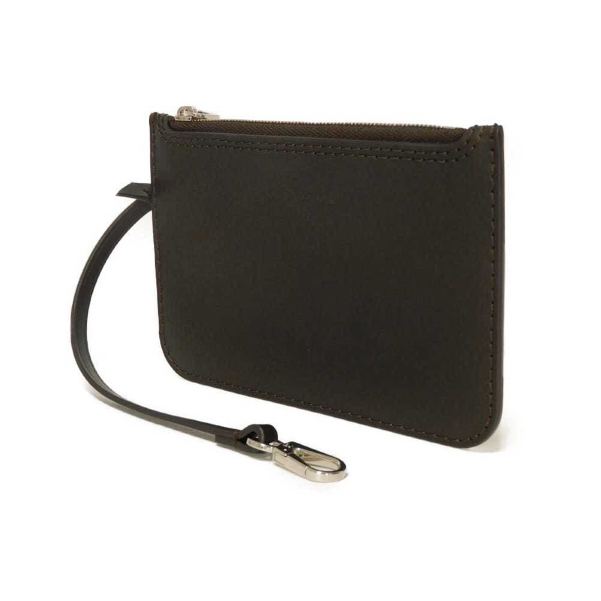 Louis Vuitton Dark Brown Leather Pouch (Pre-Owned)